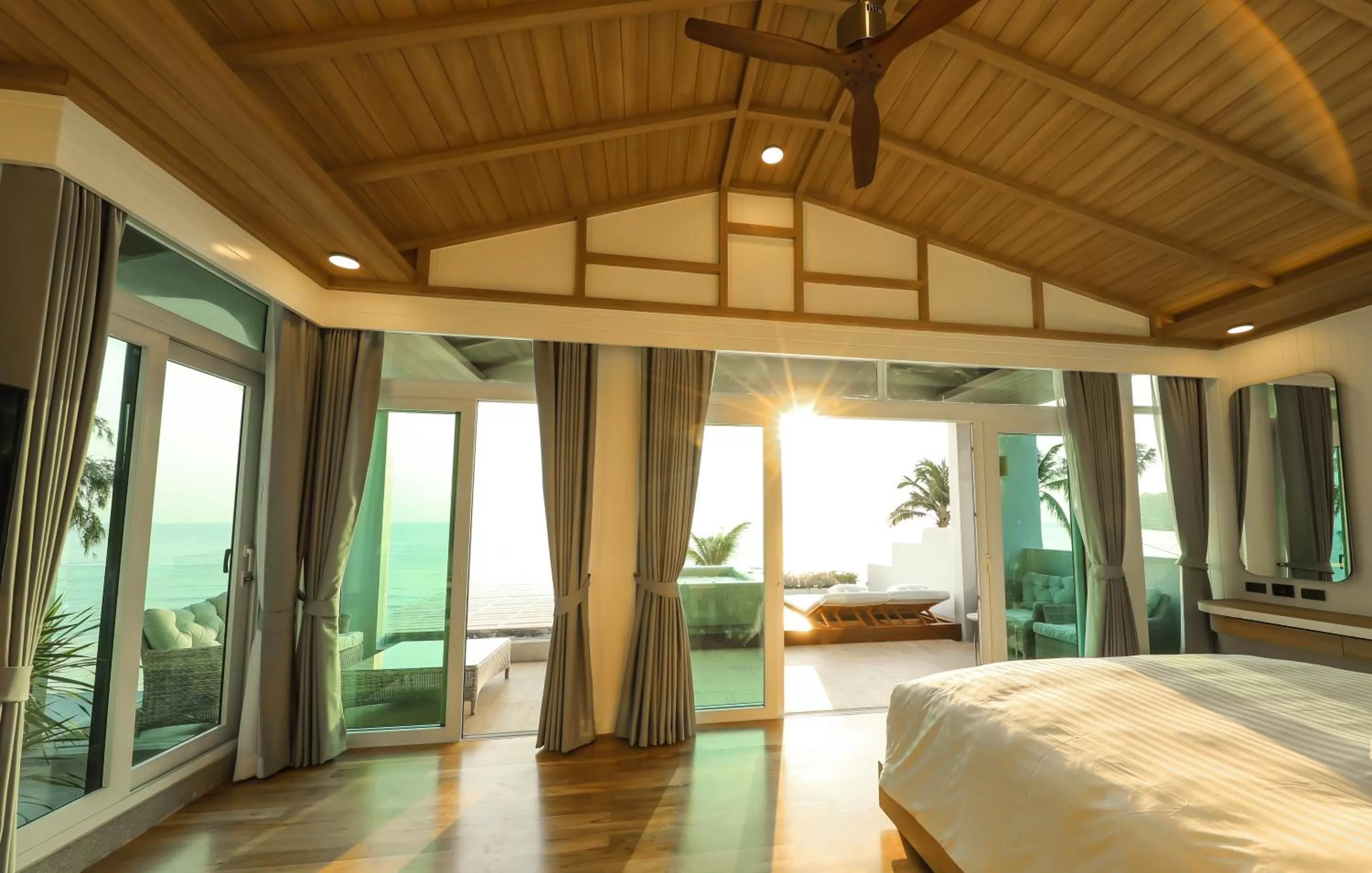 Bed in Kundala Beach Resort Hua Hin