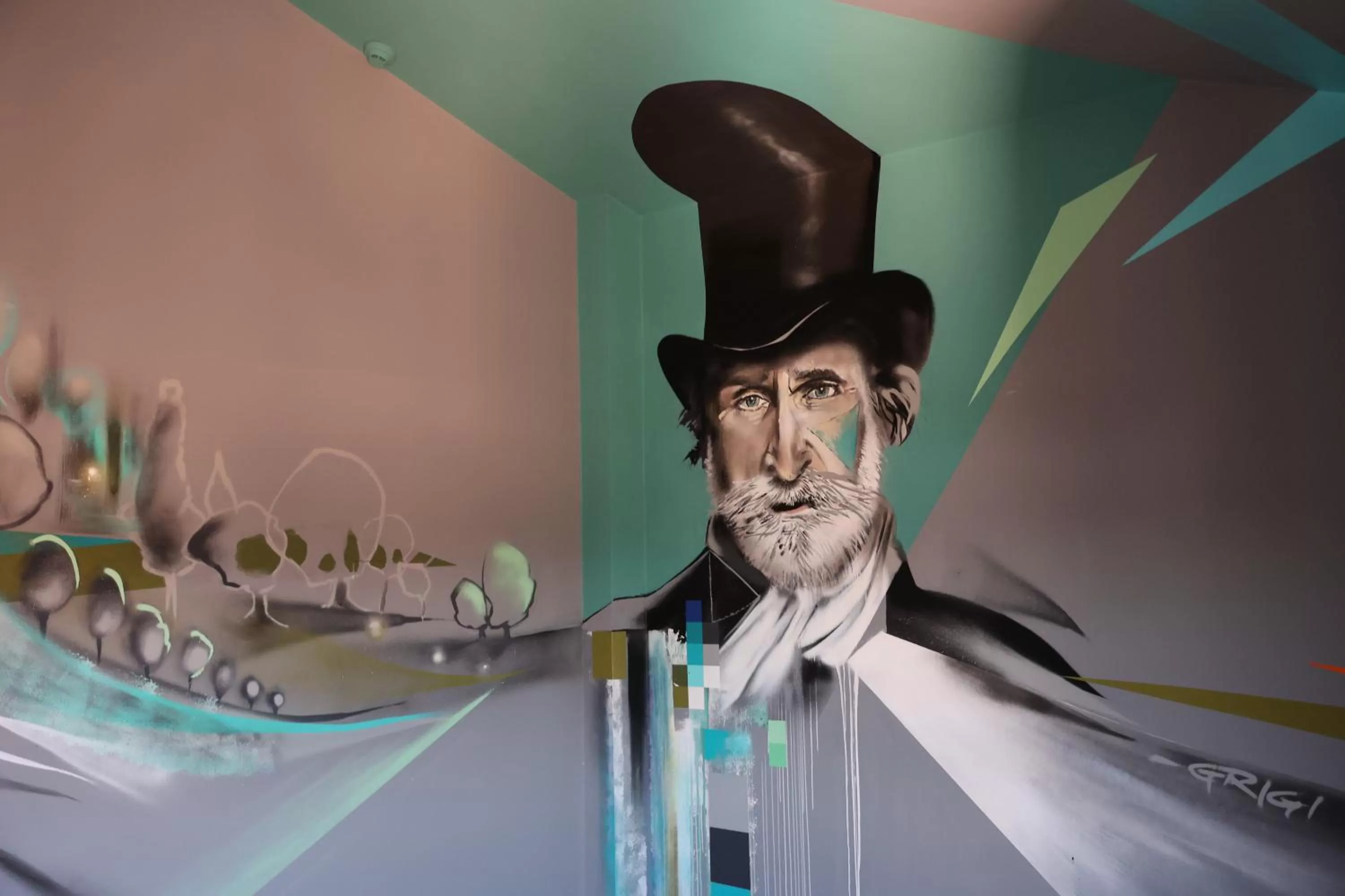 Decorative detail in Muraless Art Hotel - WorldHotels Crafted