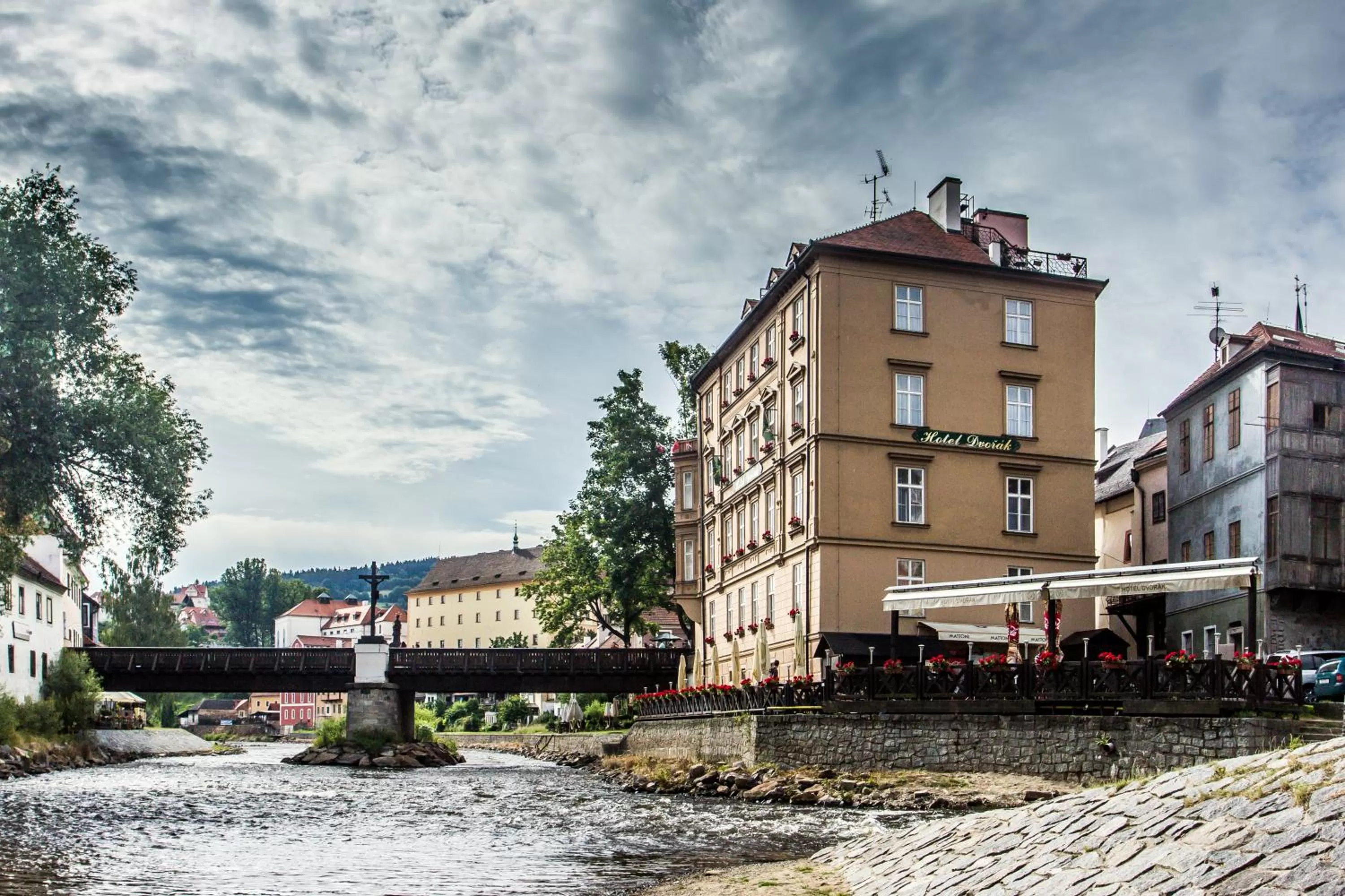 Facade/entrance in Hotel Dvorak Cesky Krumlov