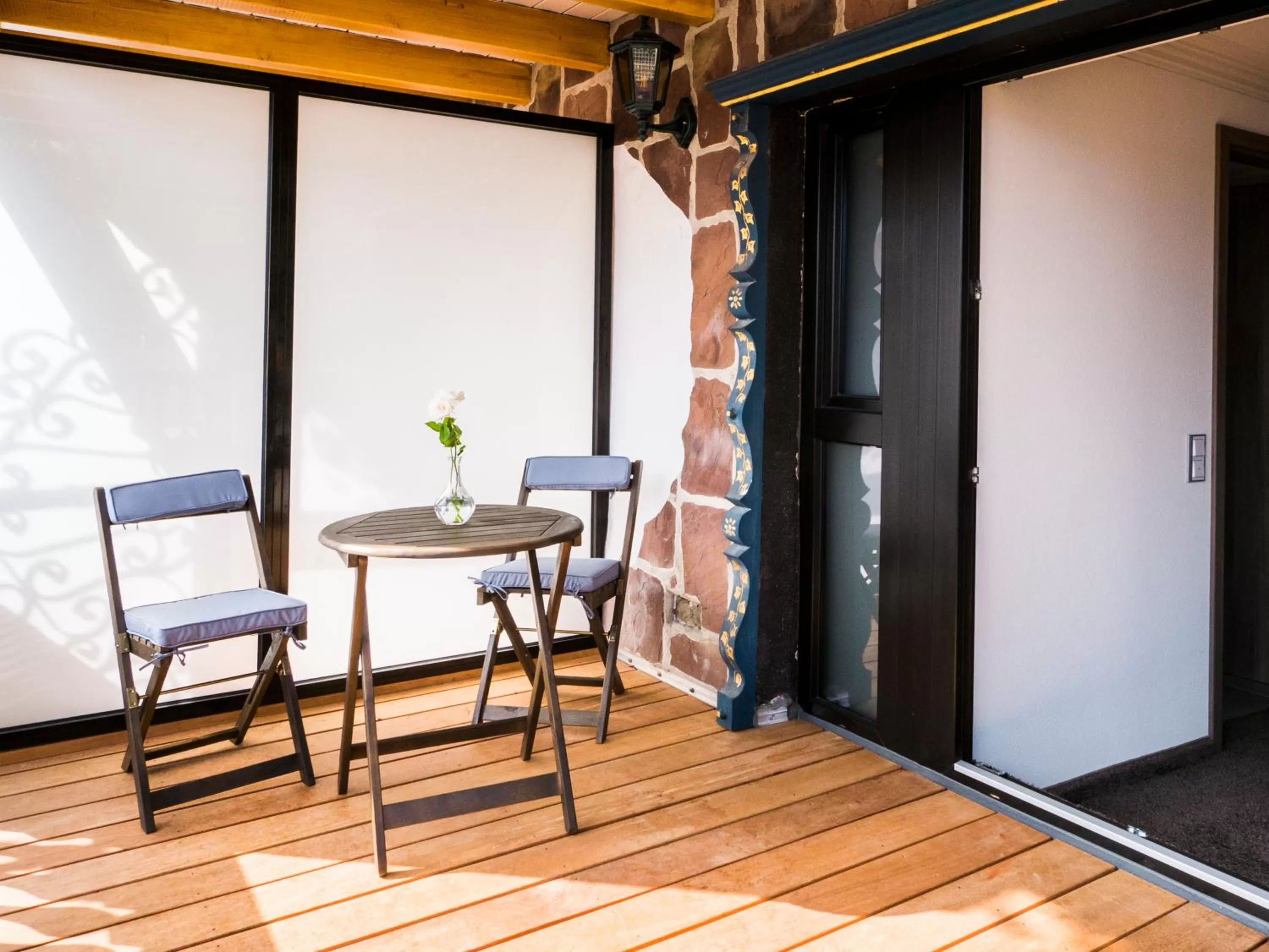 Balcony/Terrace in Hotel Restaurant Schiff