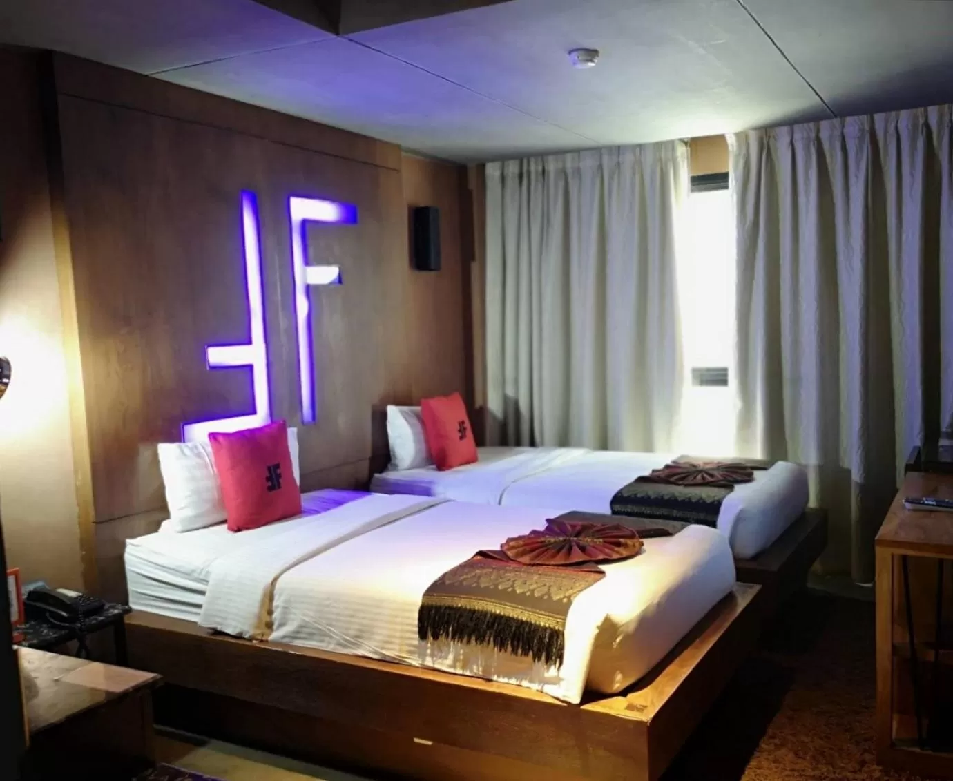 Bed in The Fusion Suites