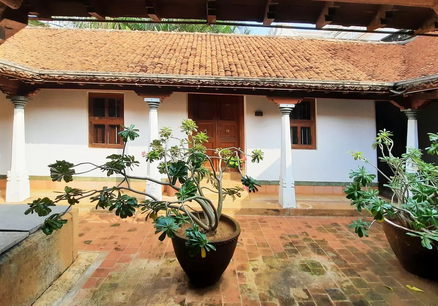Patio in Saratha Vilas Chettinad