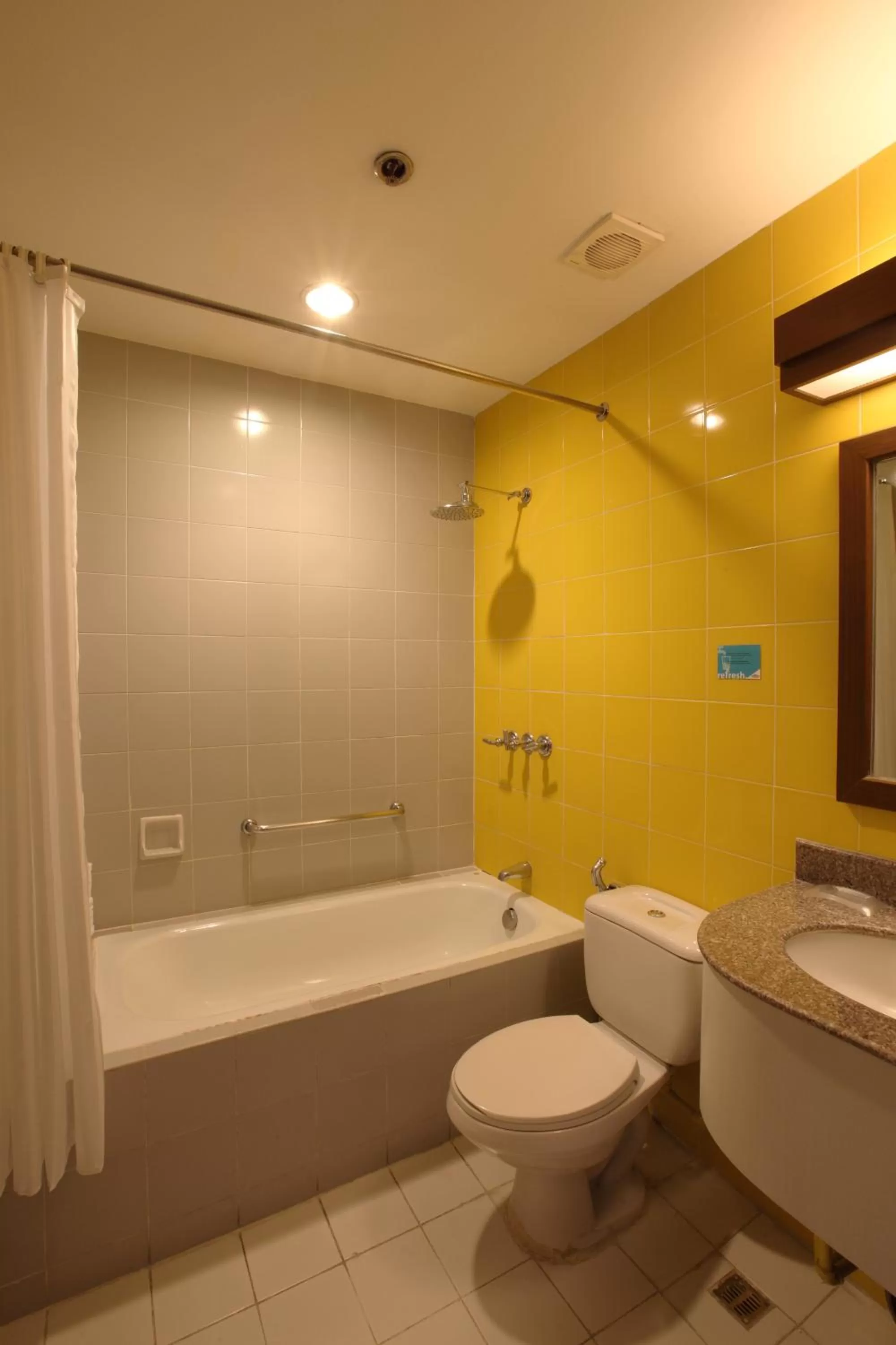 Bathroom in Microtel by Wyndham Baguio