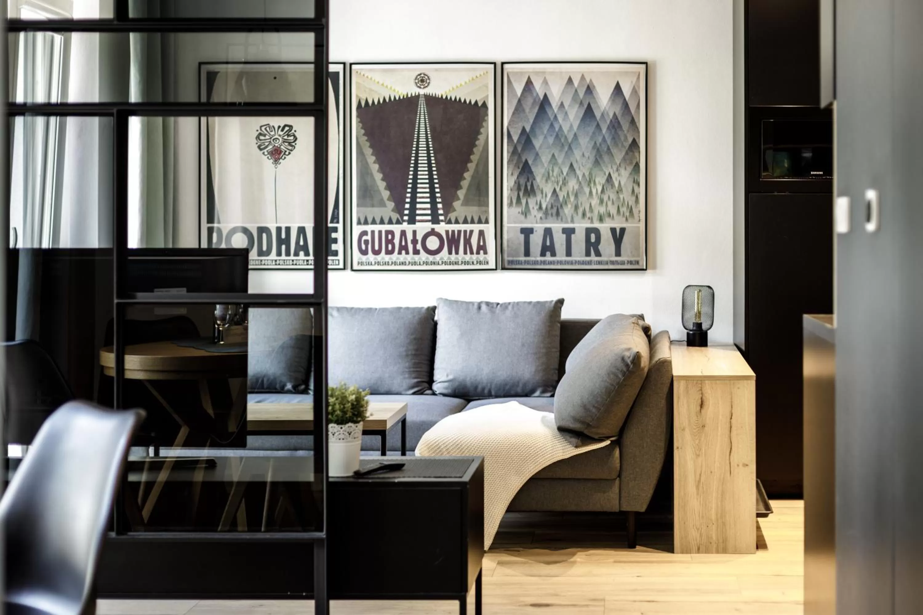 Living room, Seating Area in Jagiellońska Residence