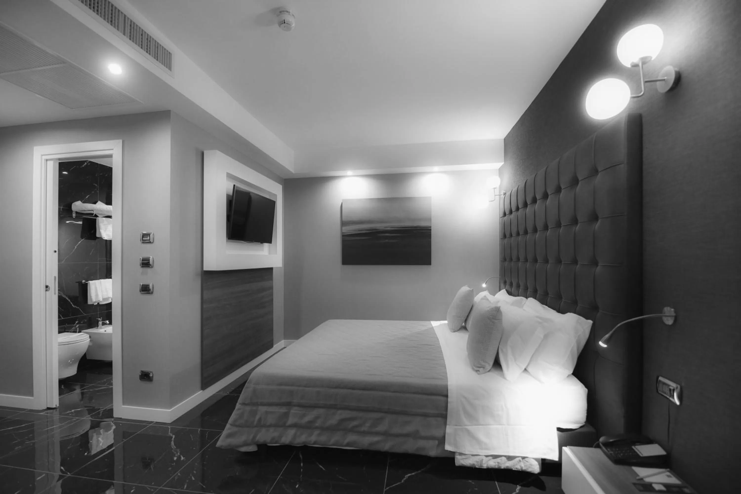 Bed in Magri's Hotel