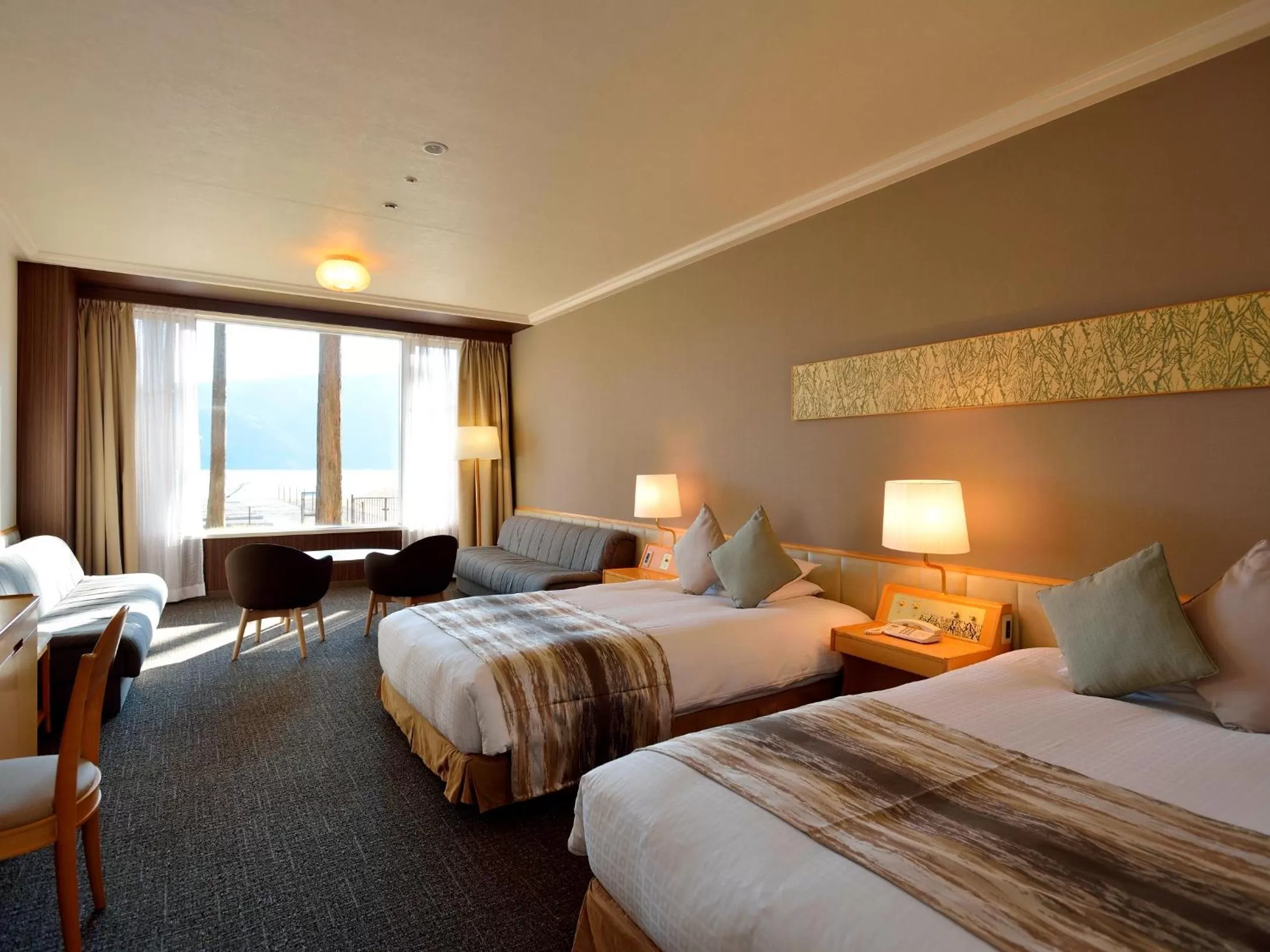 Photo of the whole room, Bed in The Prince Hakone Lake Ashinoko