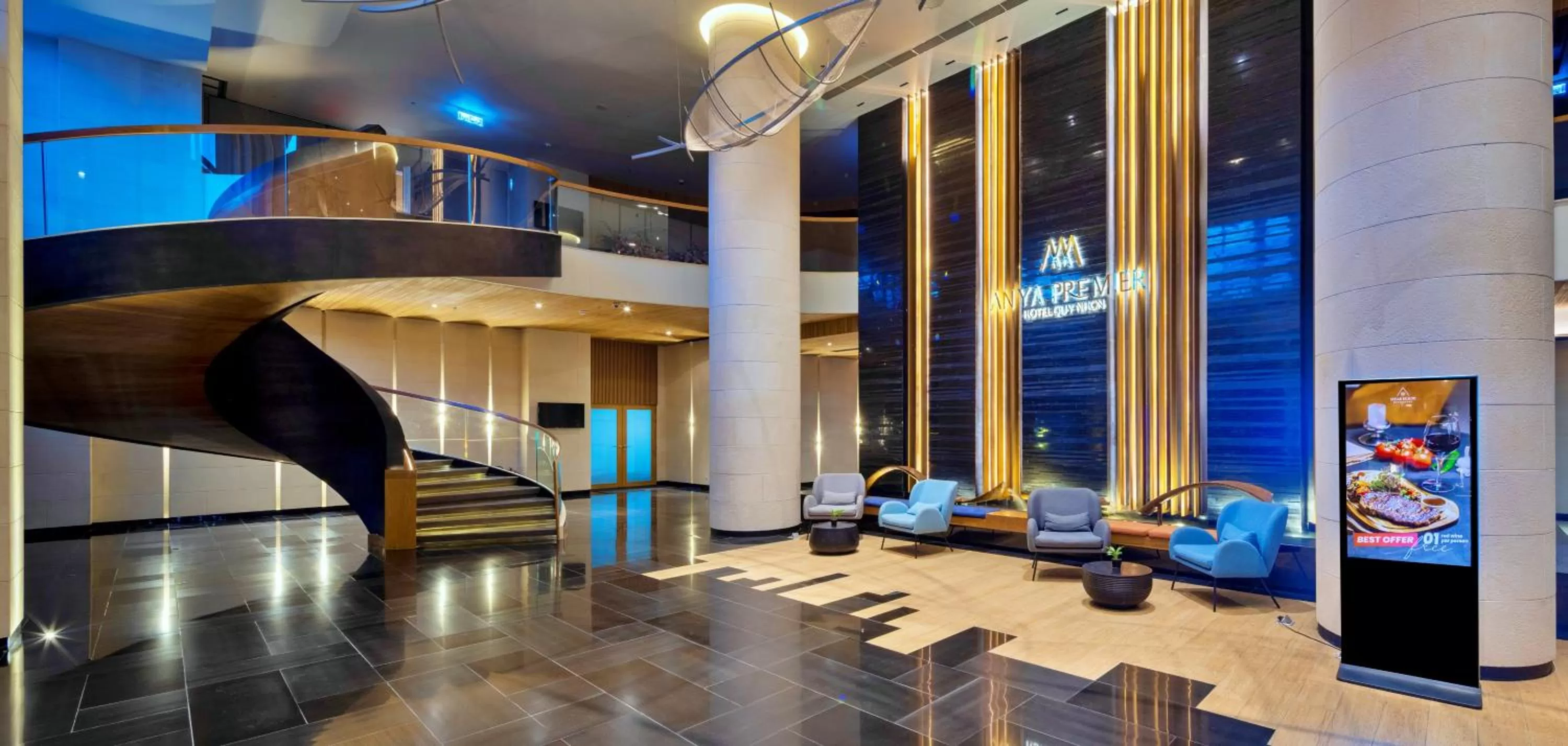 Lobby or reception in Anya Premier Beachfront Hotel Quy Nhon