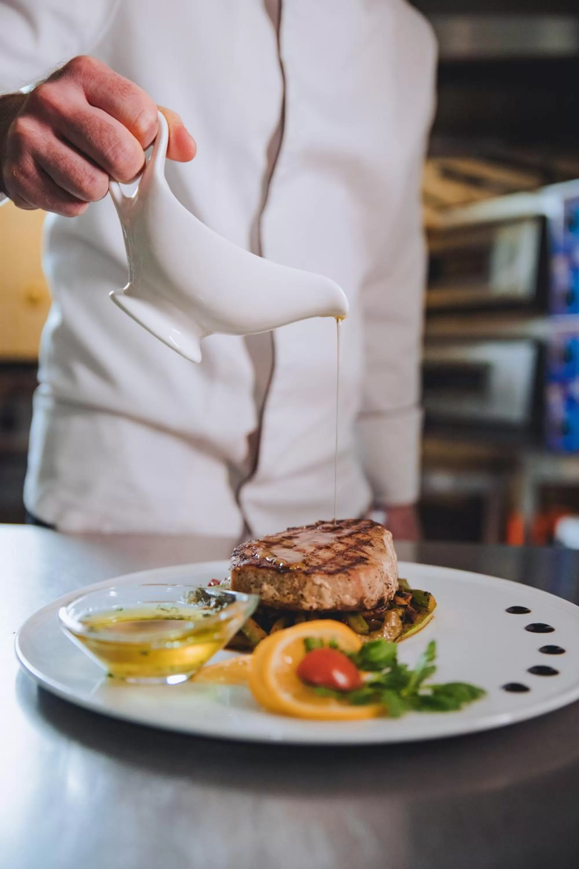 Restaurant/places to eat in Hotel IN