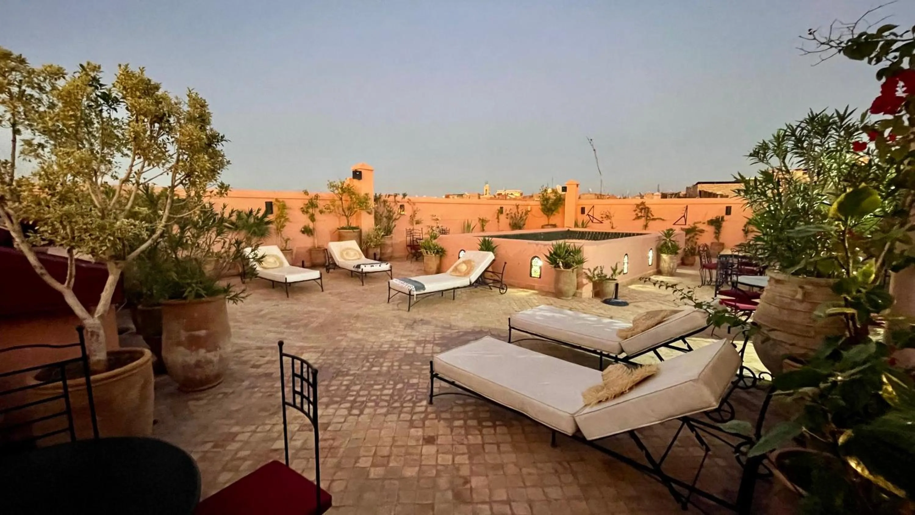 Balcony/Terrace in Riad Dar Foundouk and Spa