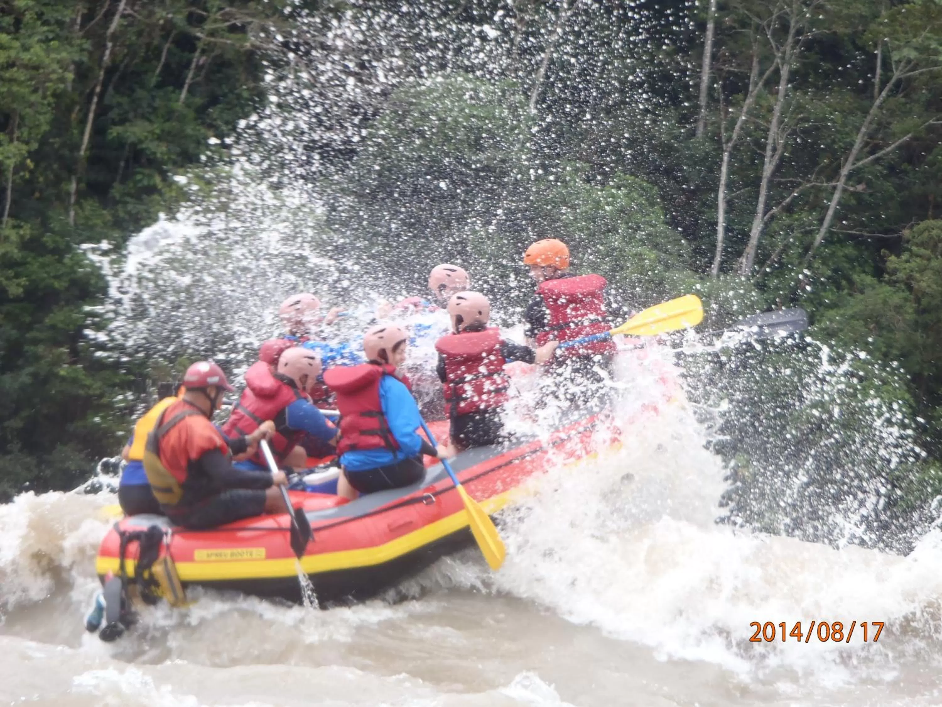 Canoeing in Hostal Limoncocha
