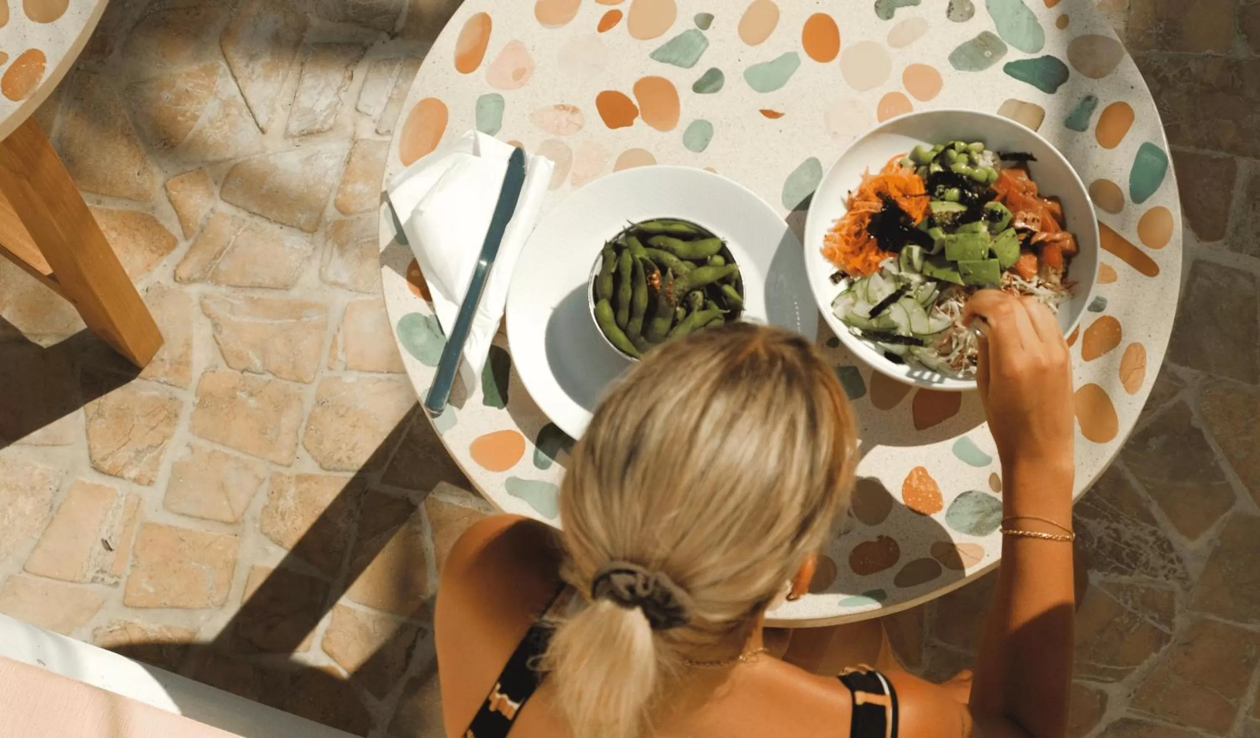 Food and drinks in The Shacks at Sandy Bay