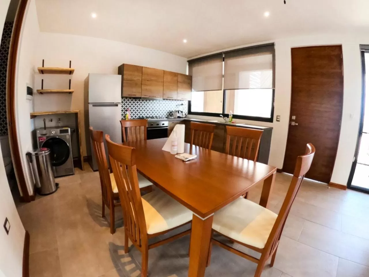 Dining area in Dreamcatcher Tulum
