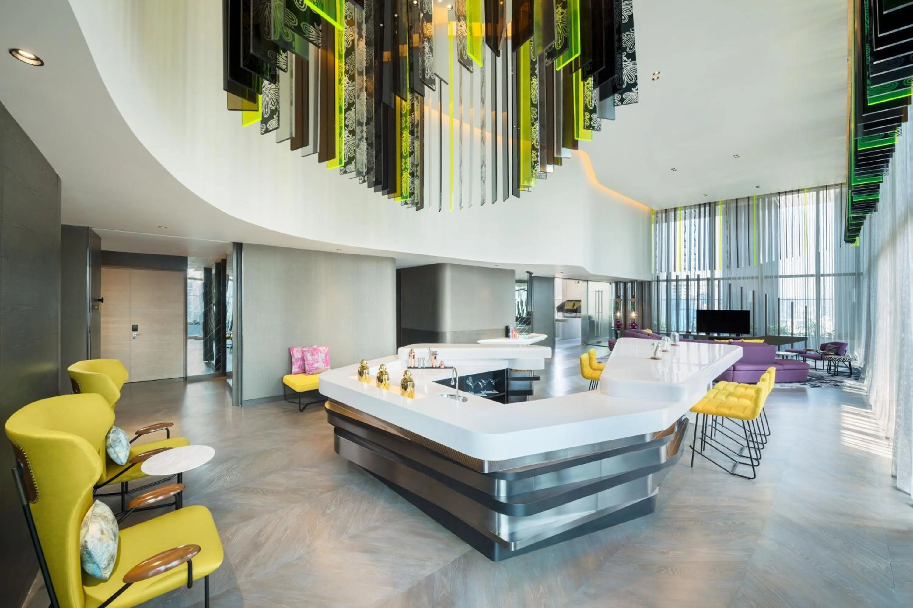 Living room in W Kuala Lumpur