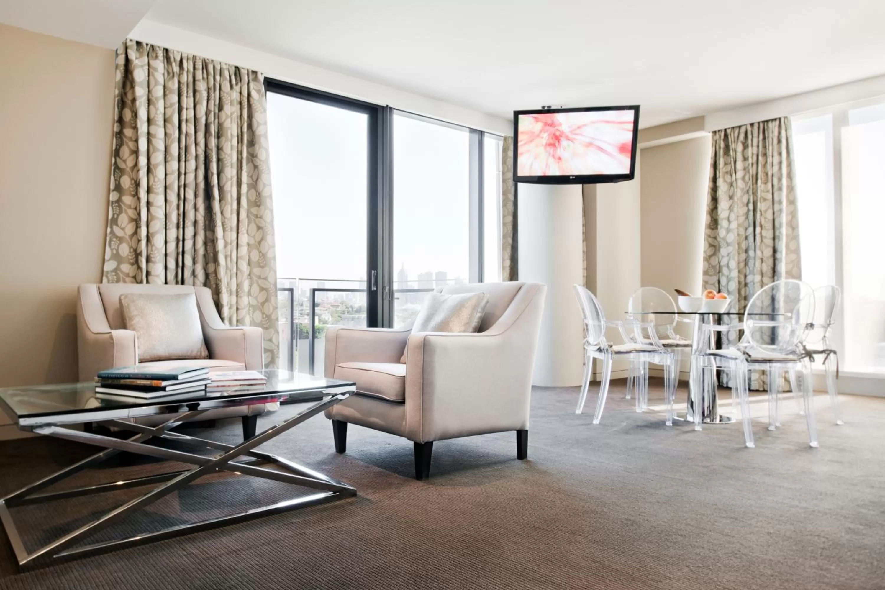 Living room in The Olsen Melbourne Art Series