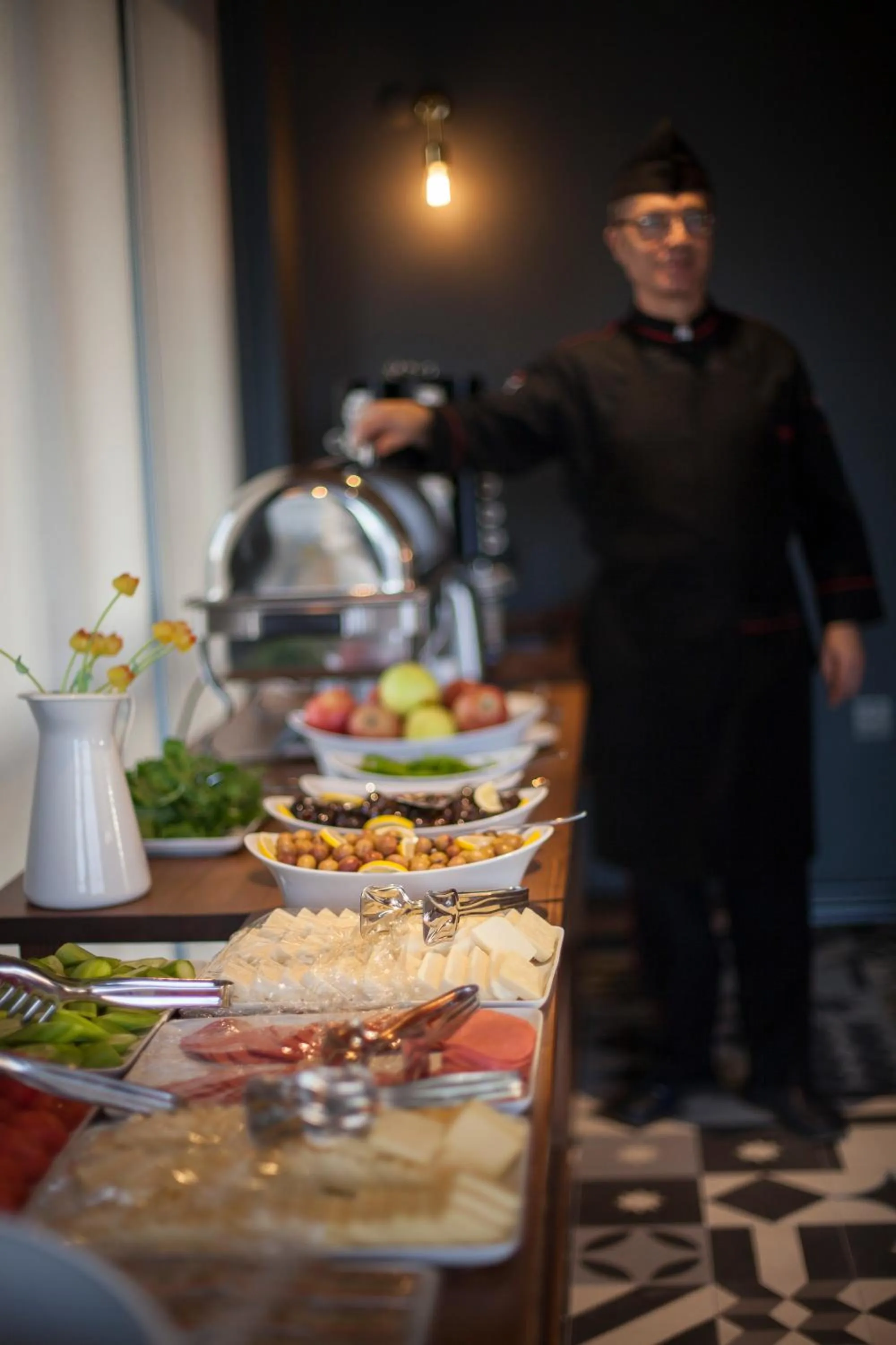 Continental breakfast in Hotel Cura