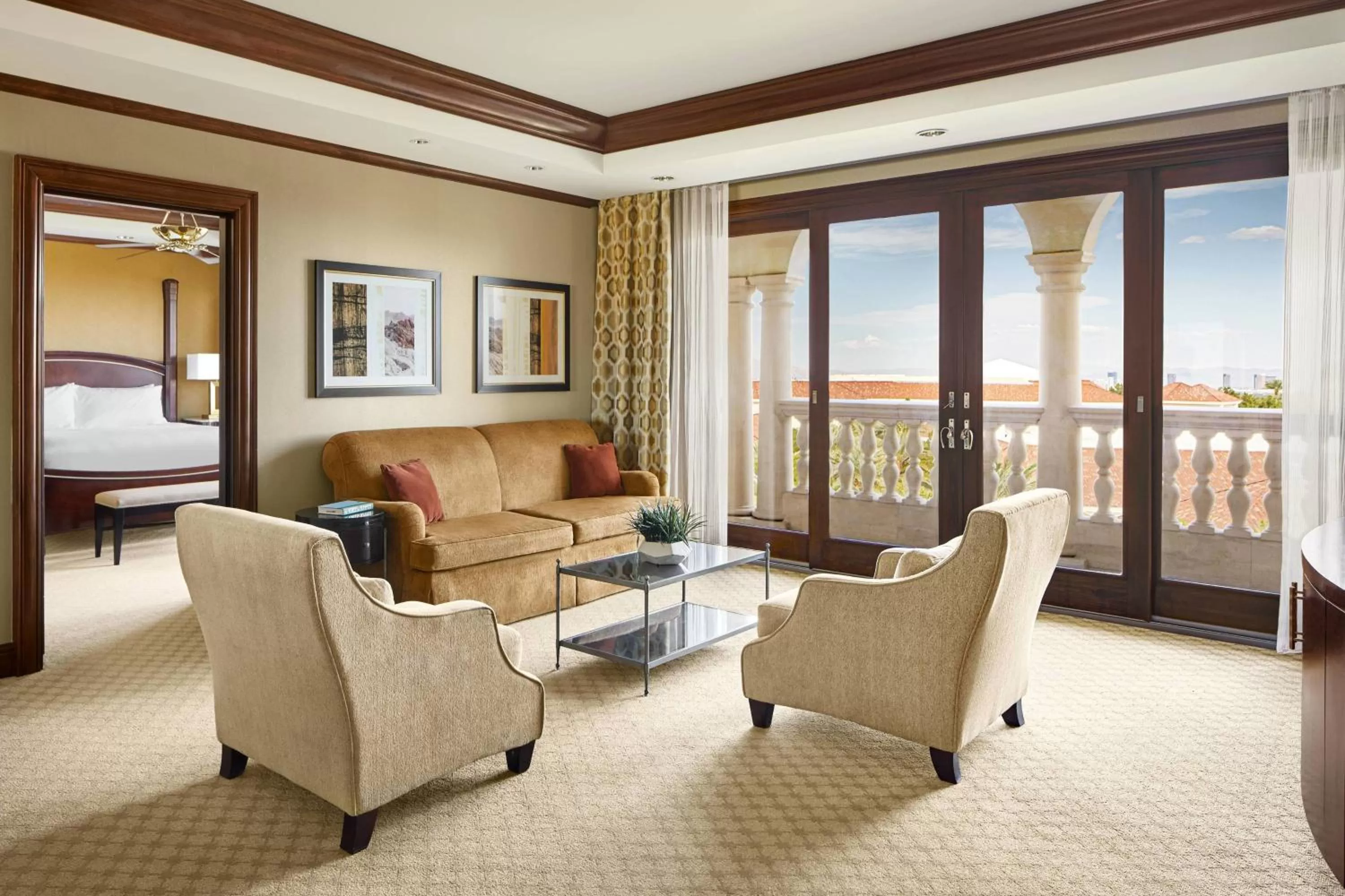 One-Bedroom King Suite with Scenic View in JW Marriott Las Vegas Resort and Spa
