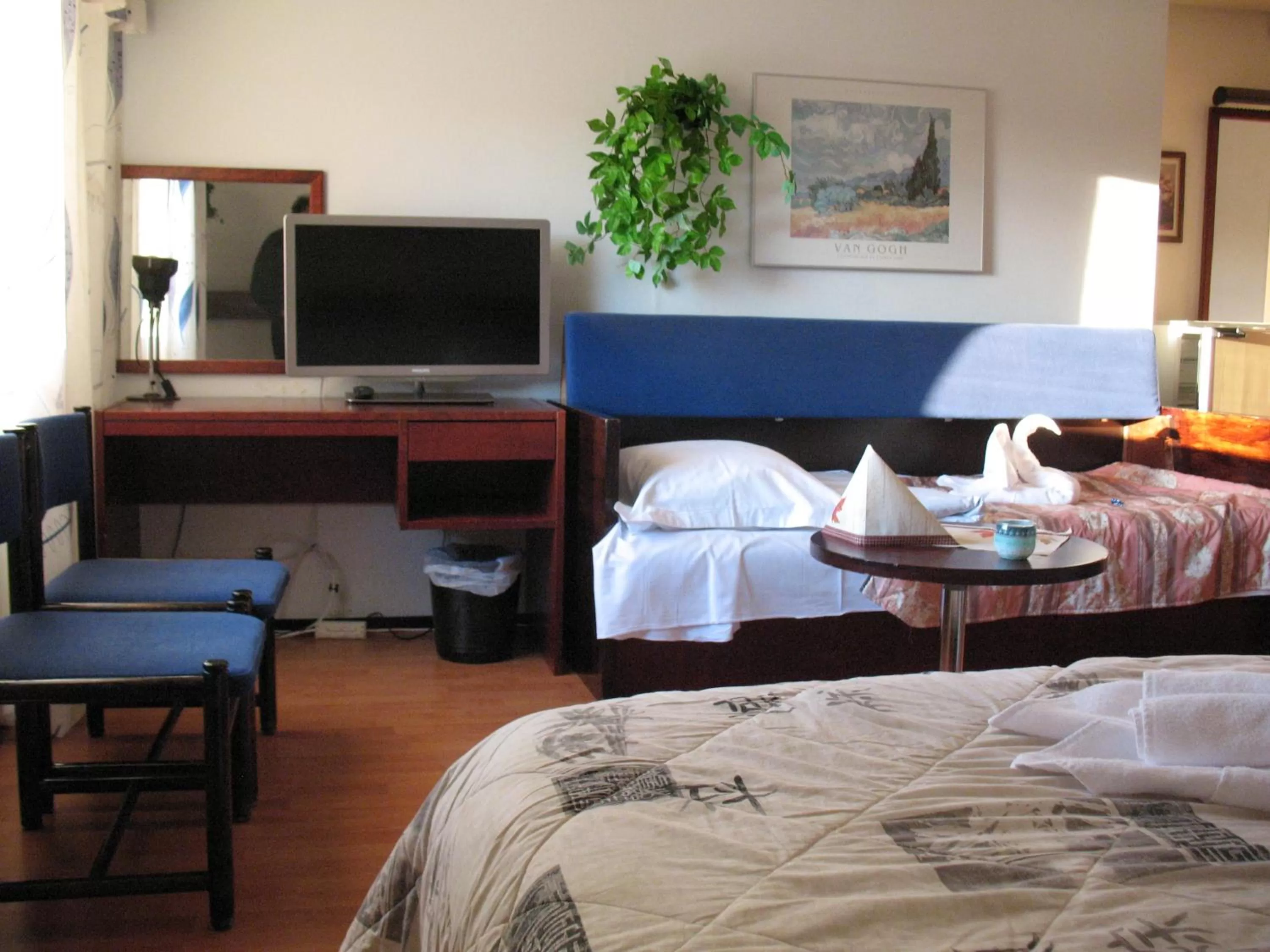 Decorative detail, Bed in Hotel Kemijärvi