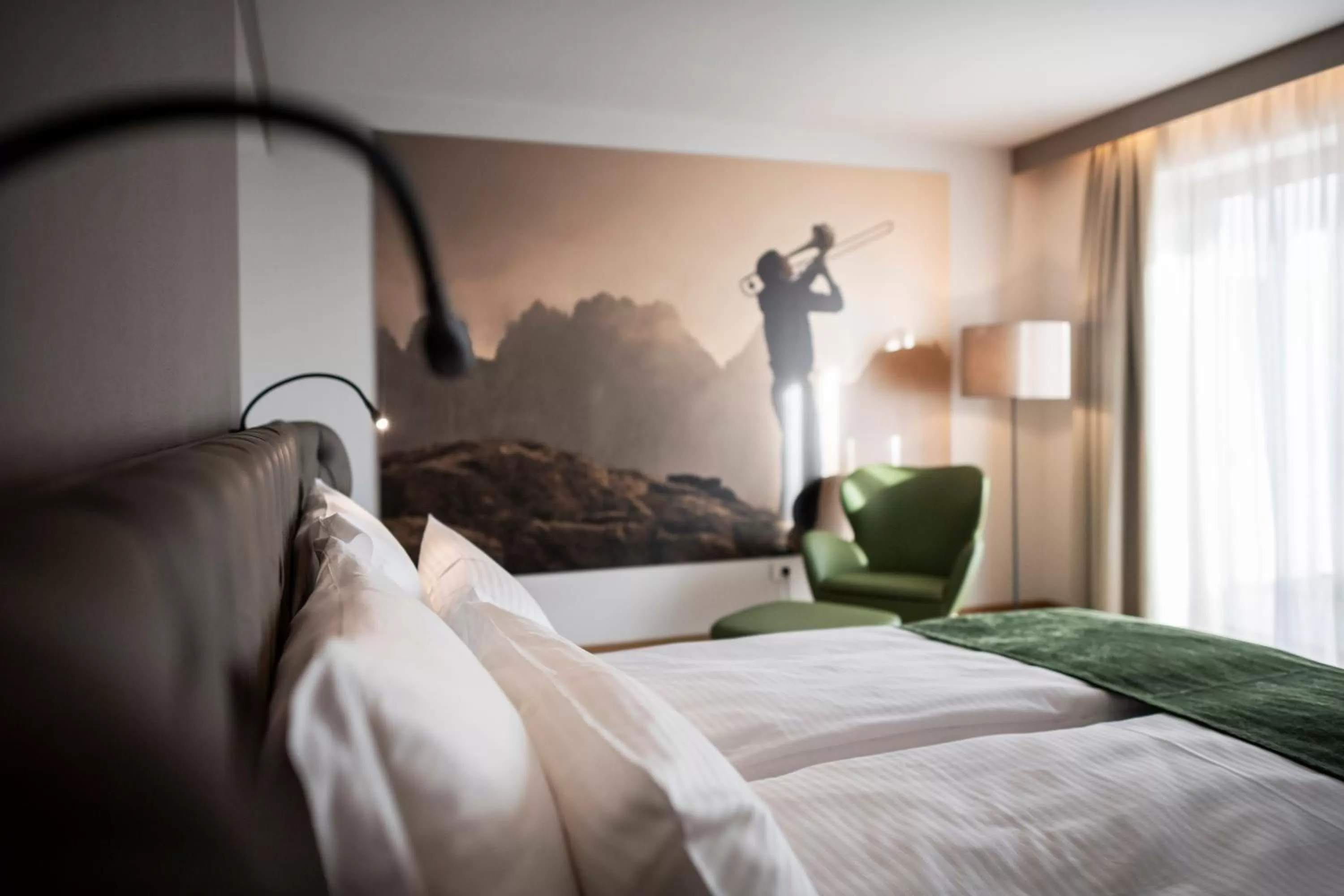 Decorative detail, Bed in Be Place Adult Friendly Hotel