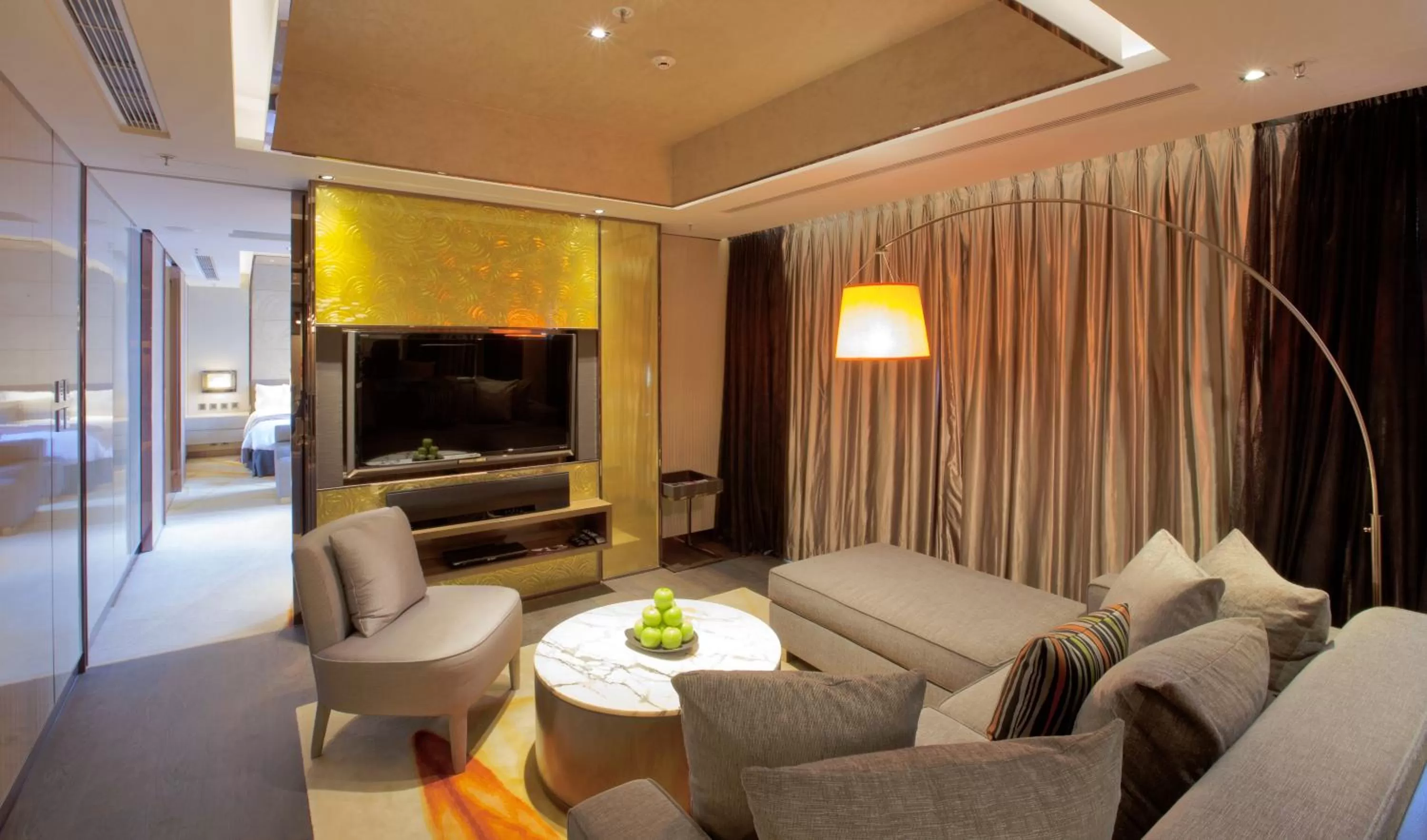Living room in Crowne Plaza Hong Kong Kowloon East by IHG