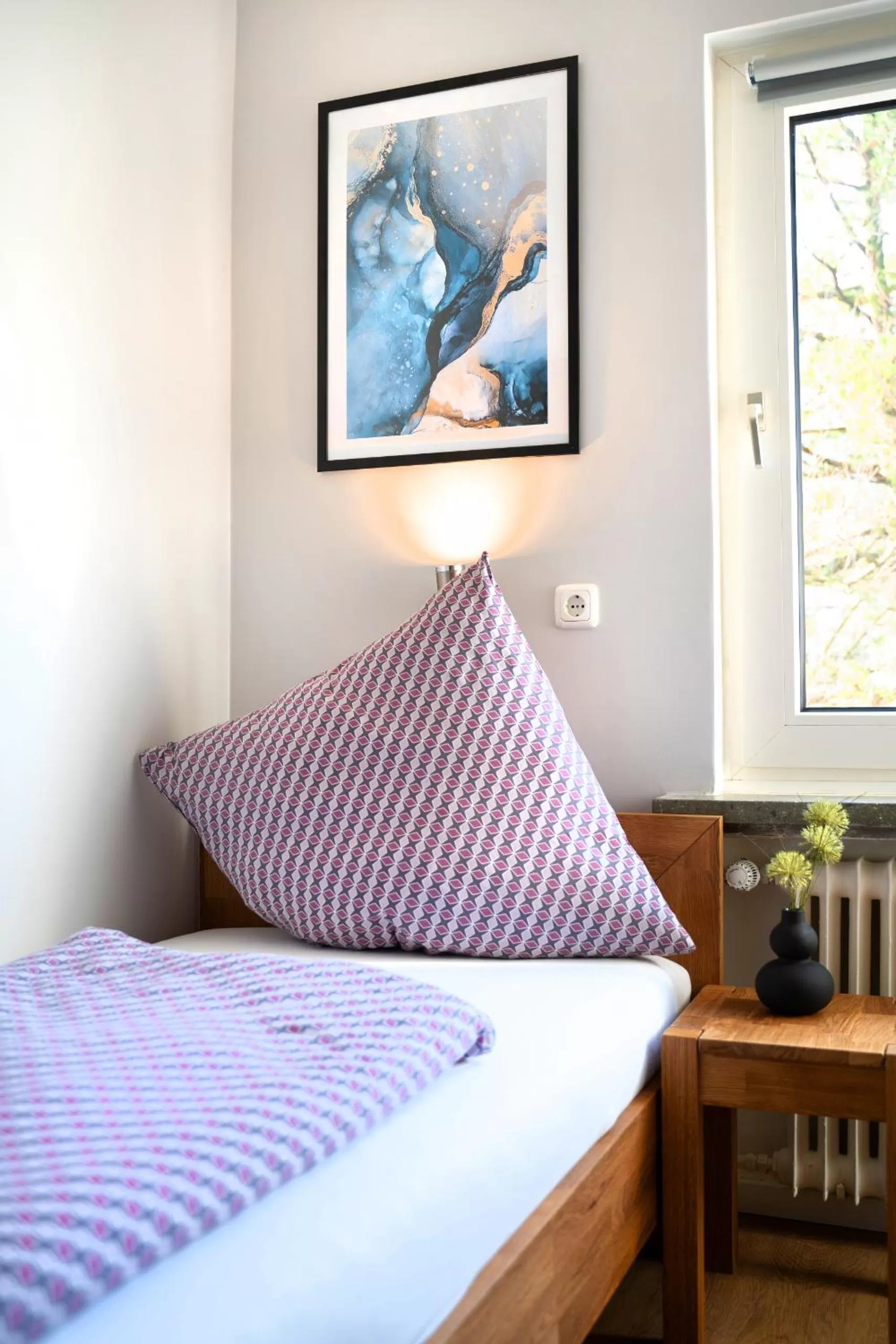 Bedroom, Bed in Hotel Garni Moers