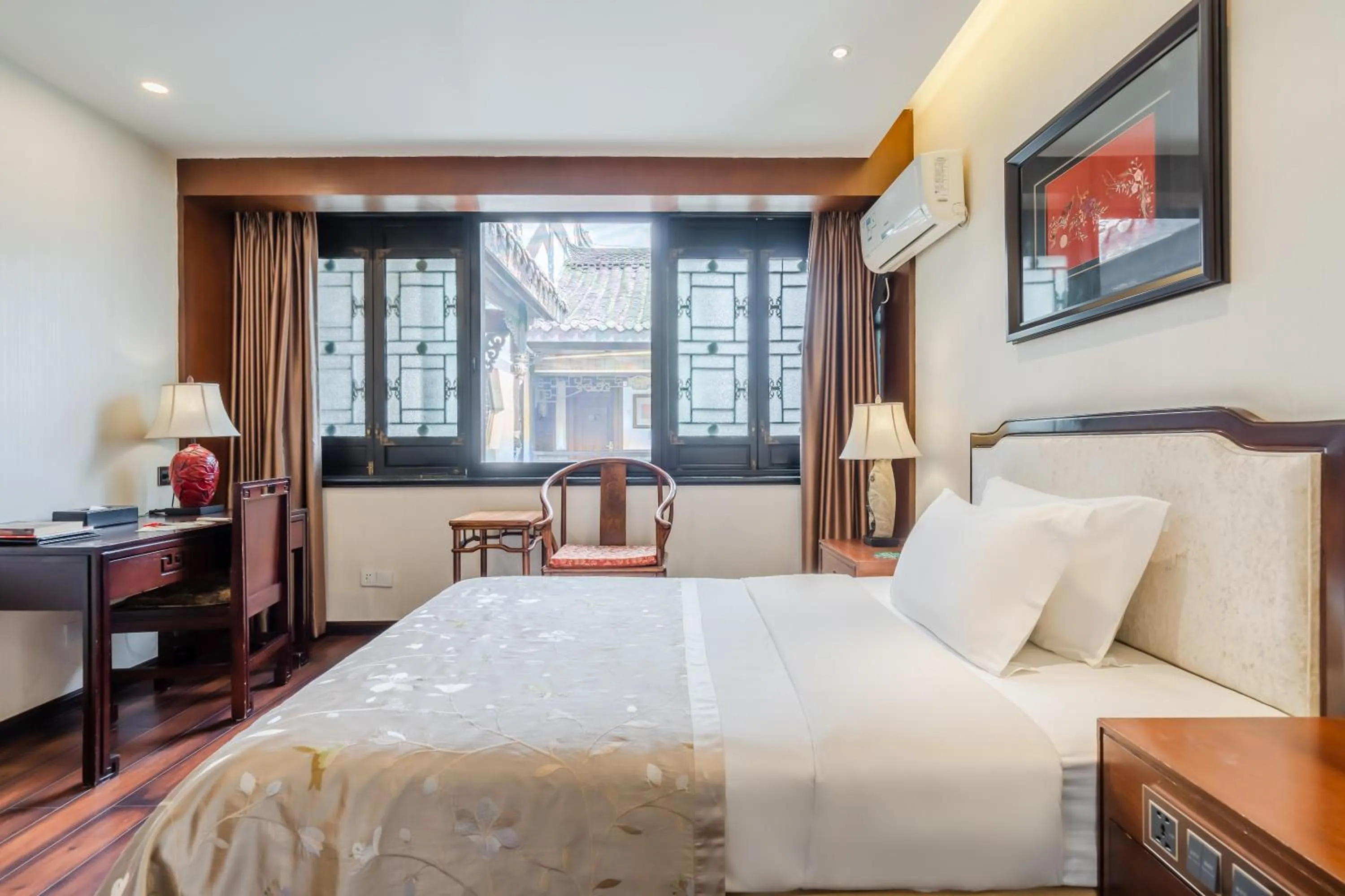 Bed in Buddha Zen Hotel