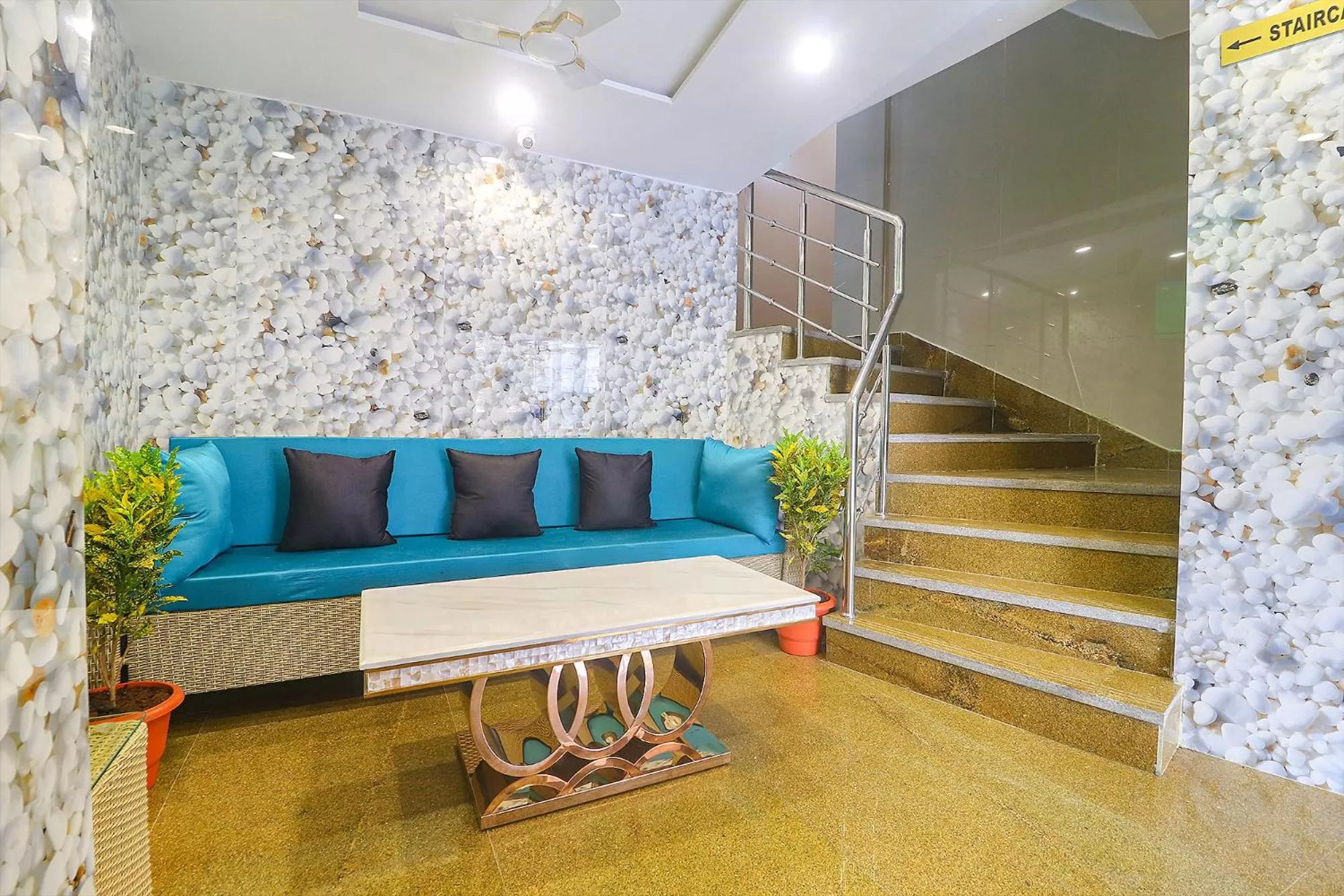 Seating area in FabHotel Fortune Grand - Nr Lakdikapul Metro Station