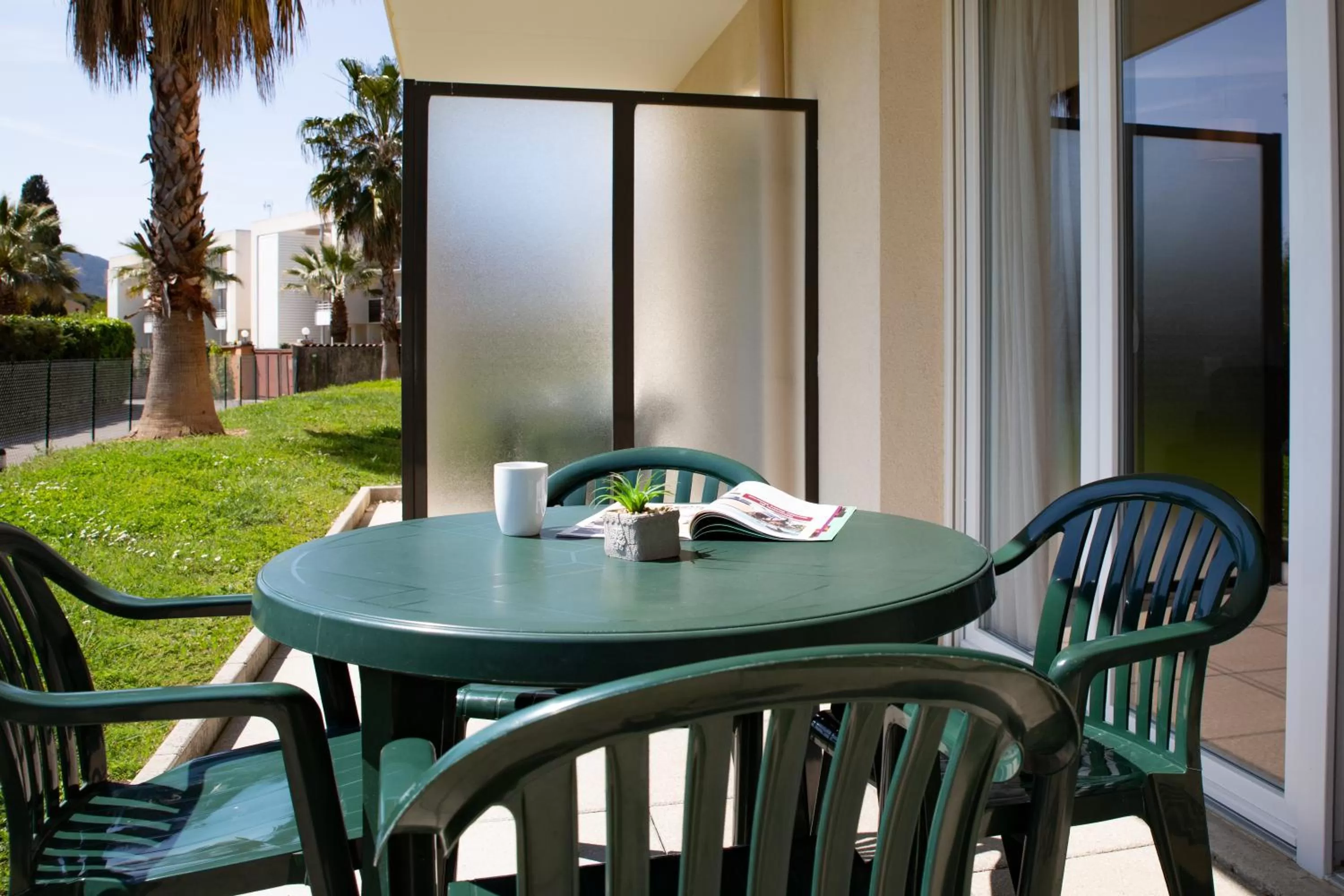 Balcony/Terrace in Comfort Aparthotel Cannes Mandelieu