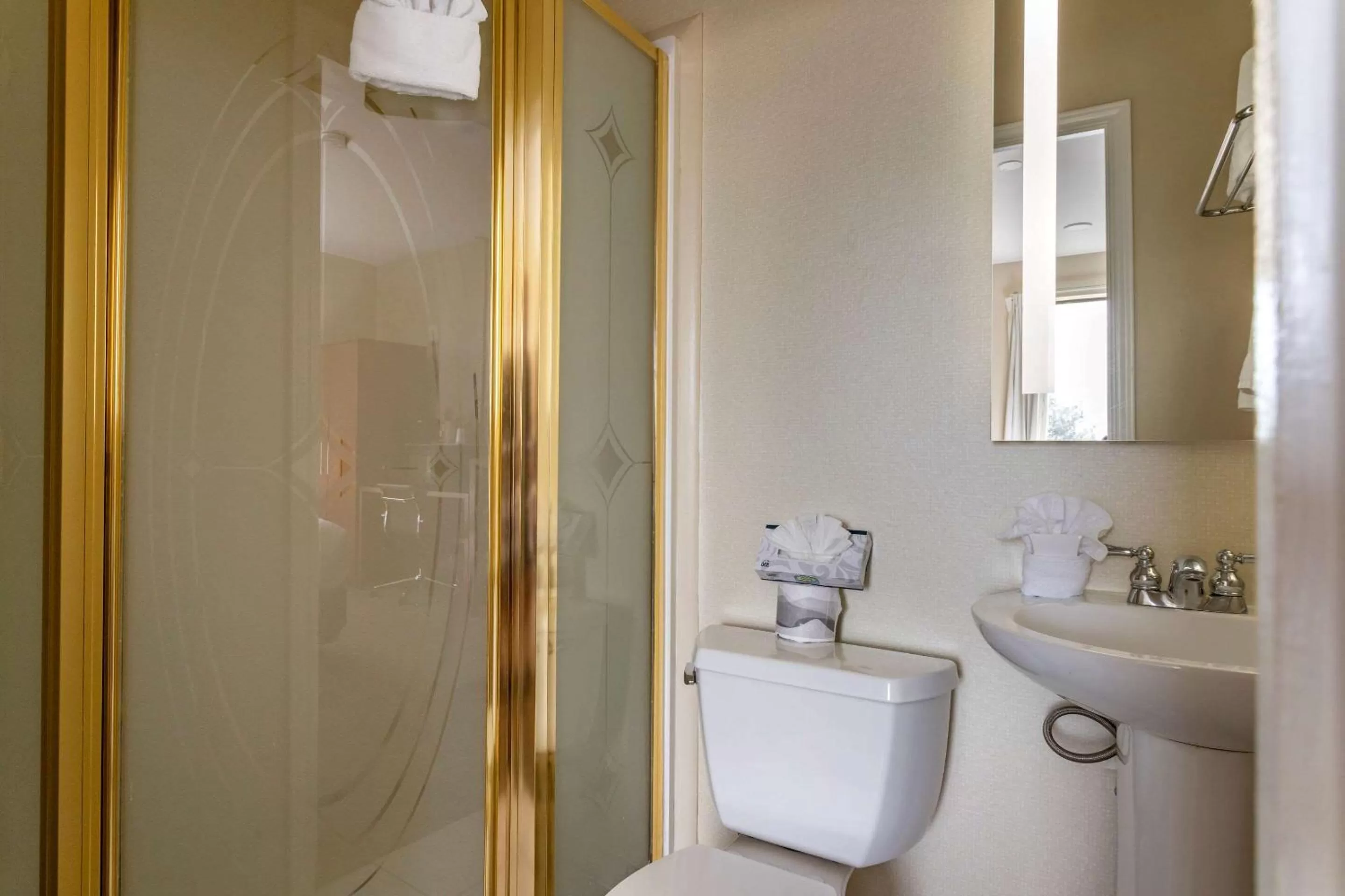 Bathroom in Comfort Suites Houston near Medical Center- NRG Stadium