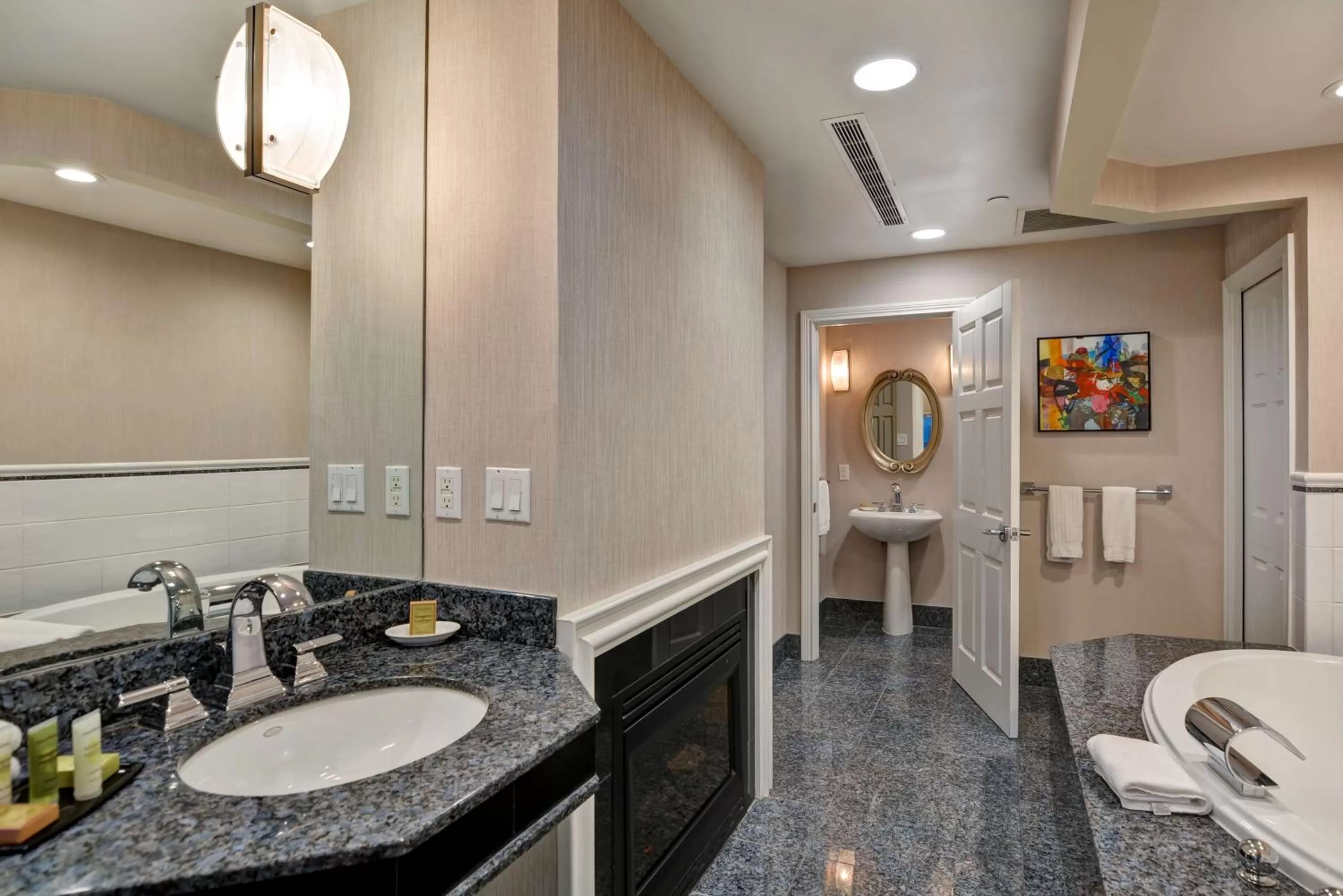 Bathroom in The Cincinnatian Curio Collection by Hilton