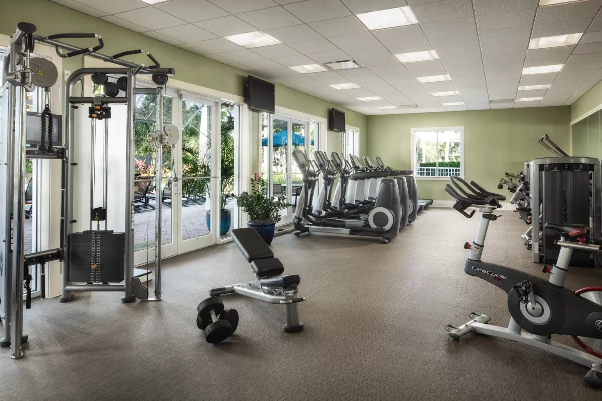 Fitness centre/facilities in Hyatt Vacation Club at Coconut Cove