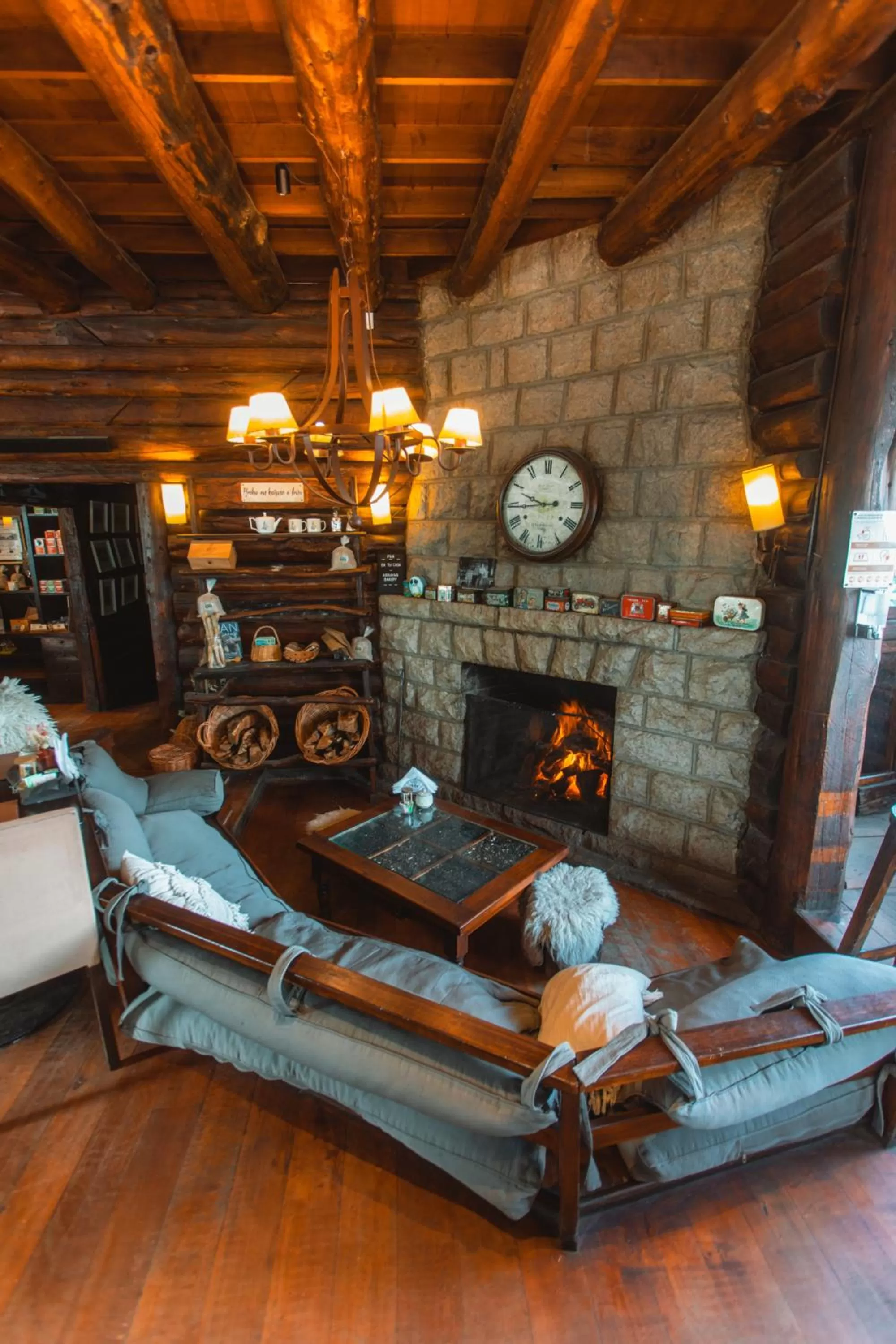 Living room in Arrayan Lake View Mountain Lodge & Casa De Te Arrayan