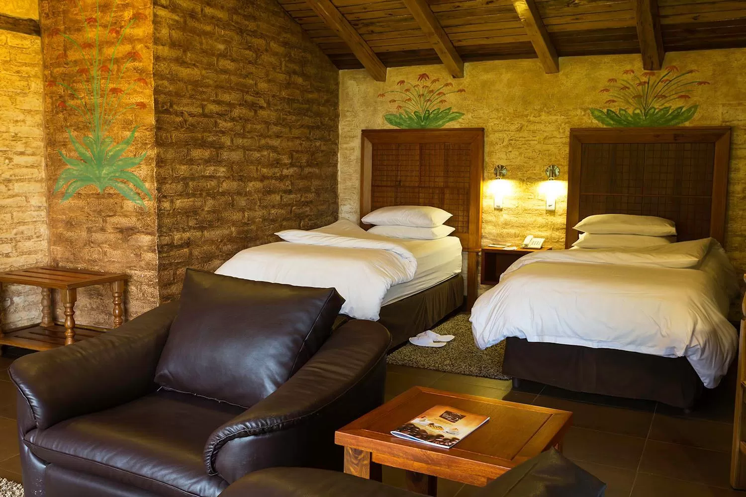 Twin Room with Terrace - single occupancy in Luna Volcán, Adventure SPA - formerly Luna Runtún