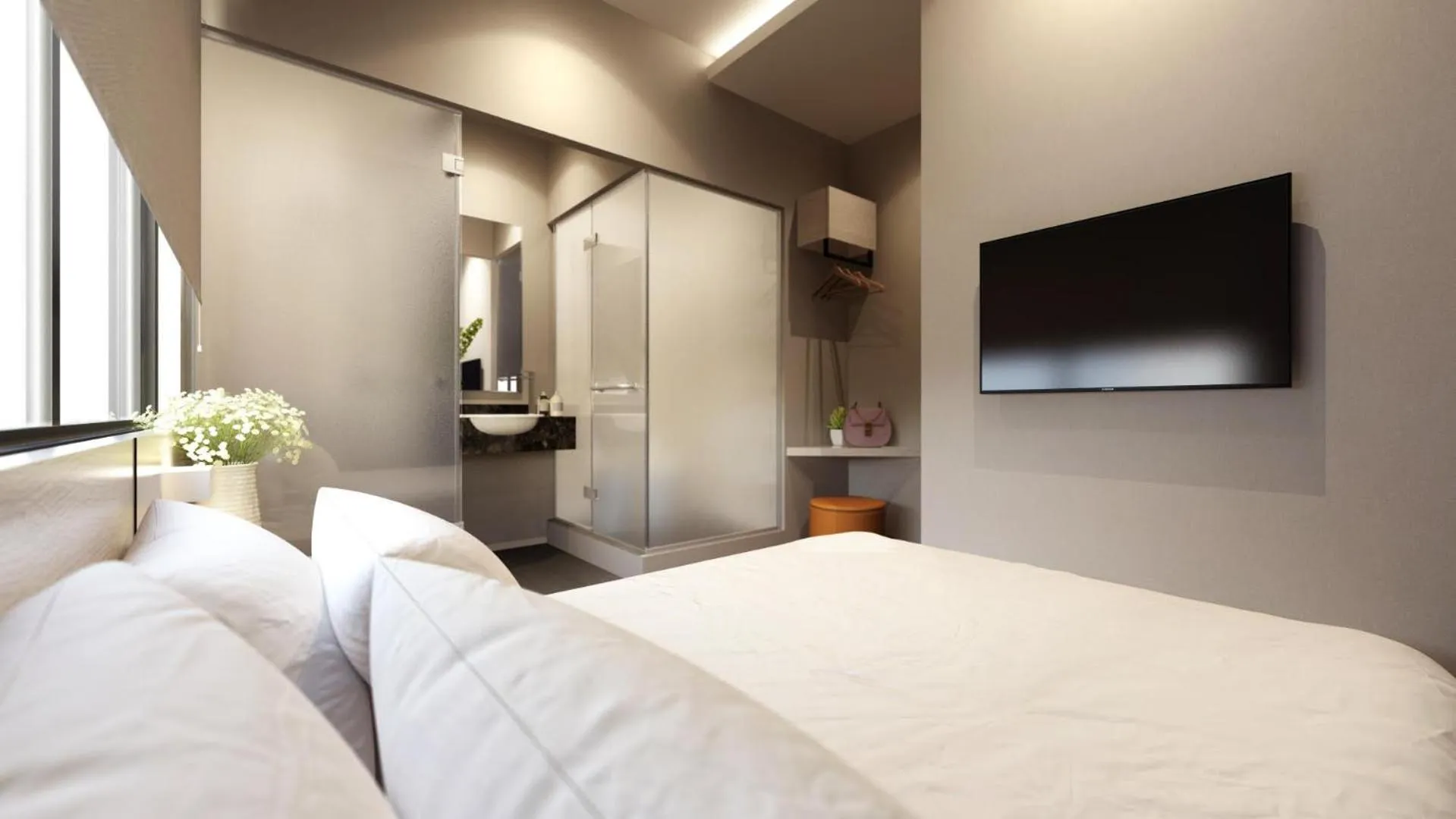 Bed in The Square Hotel