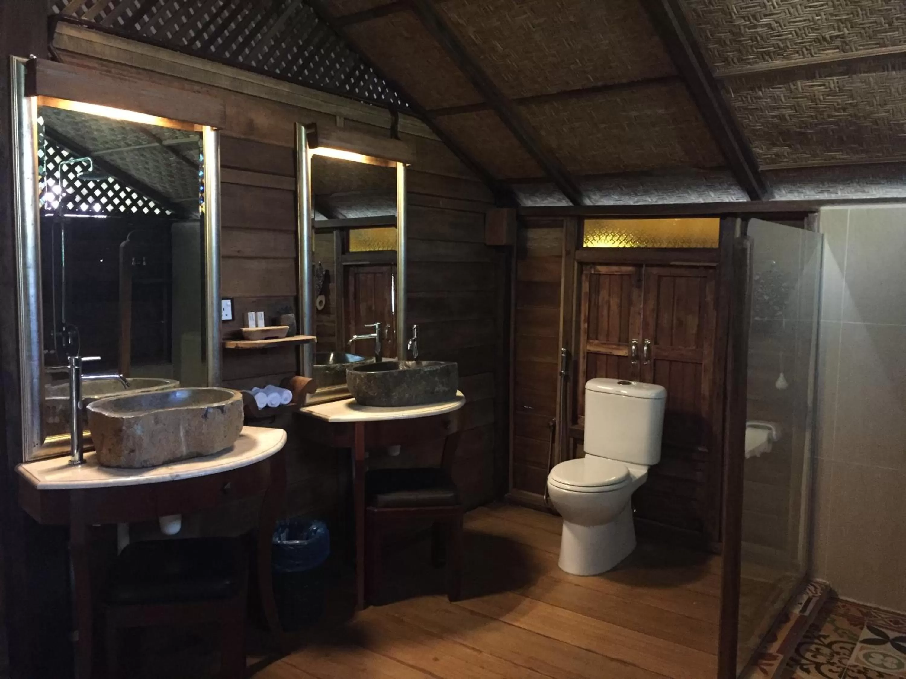 Shower in Kunang Kunang Heritage Villas