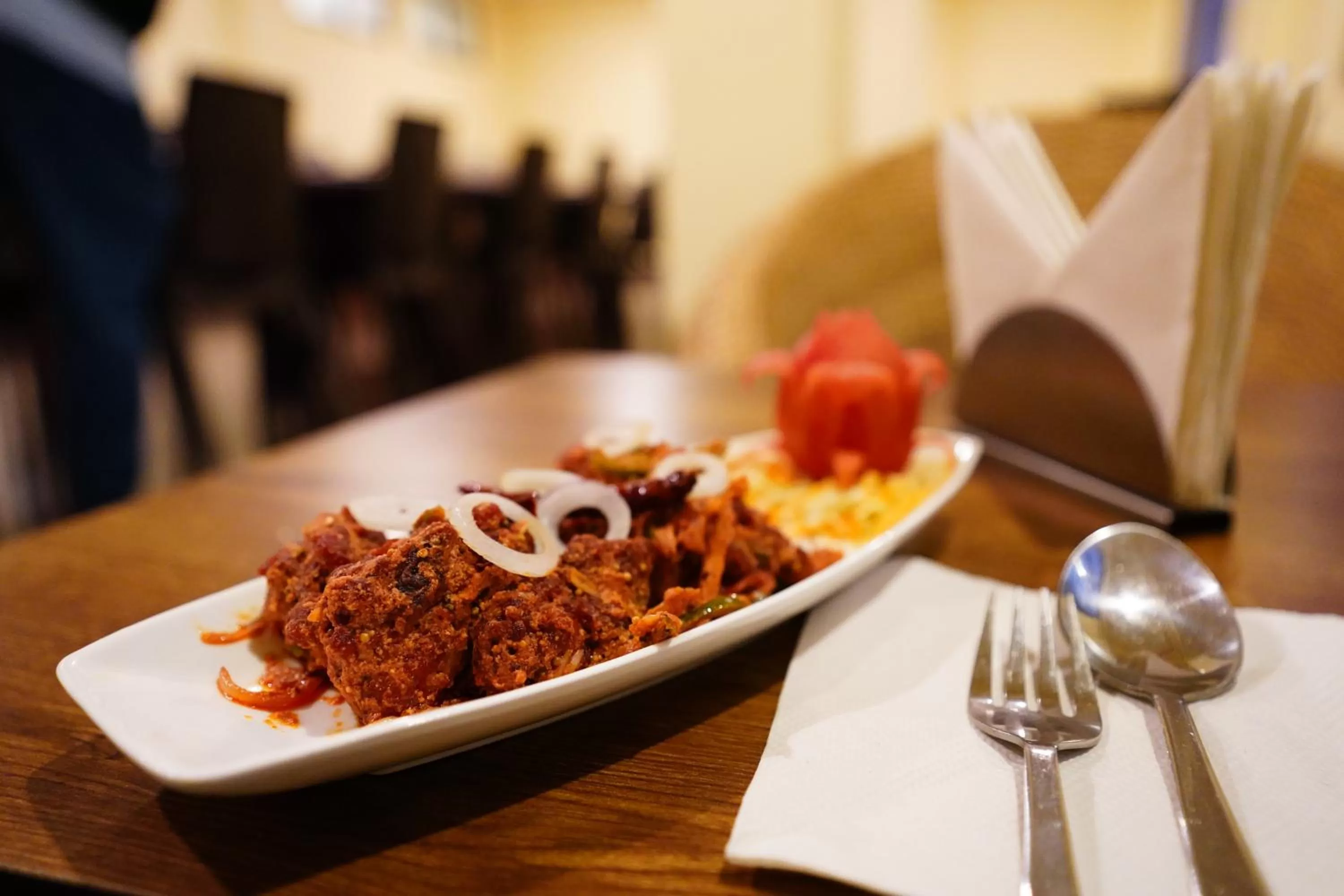 Food and drinks in Hotel White Lotus Gangtok