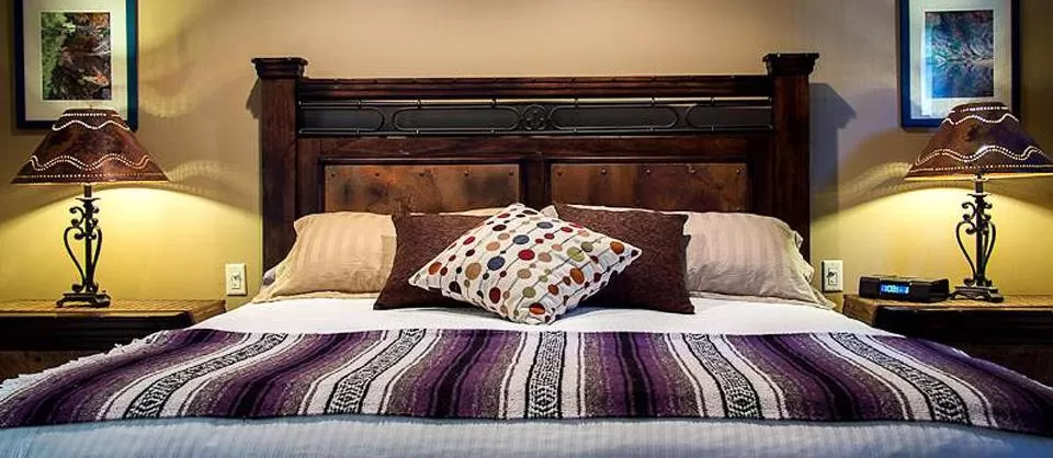 Bed in Cozy Cactus Resort sorta-kinda