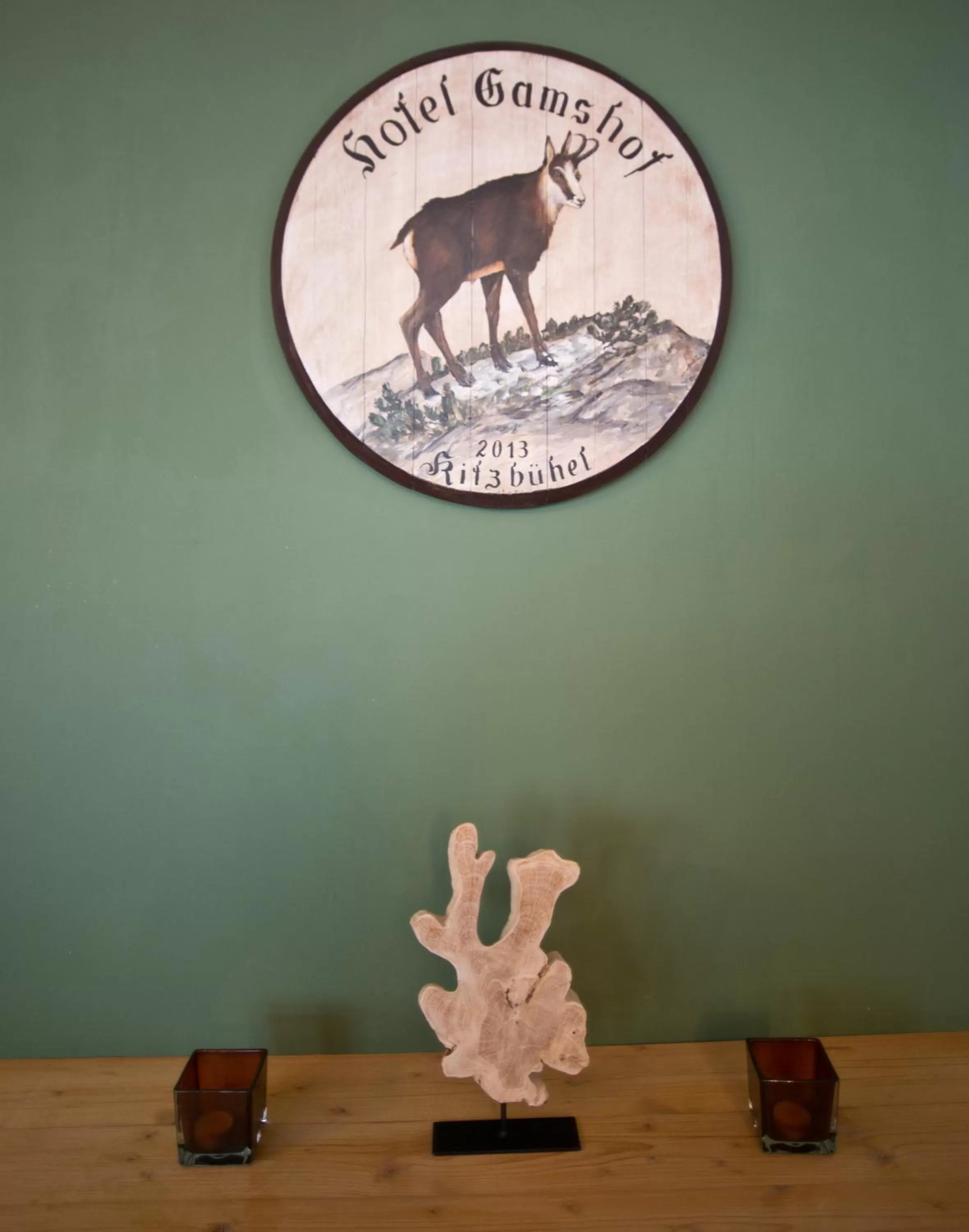 Decorative detail in Hotel Gamshof