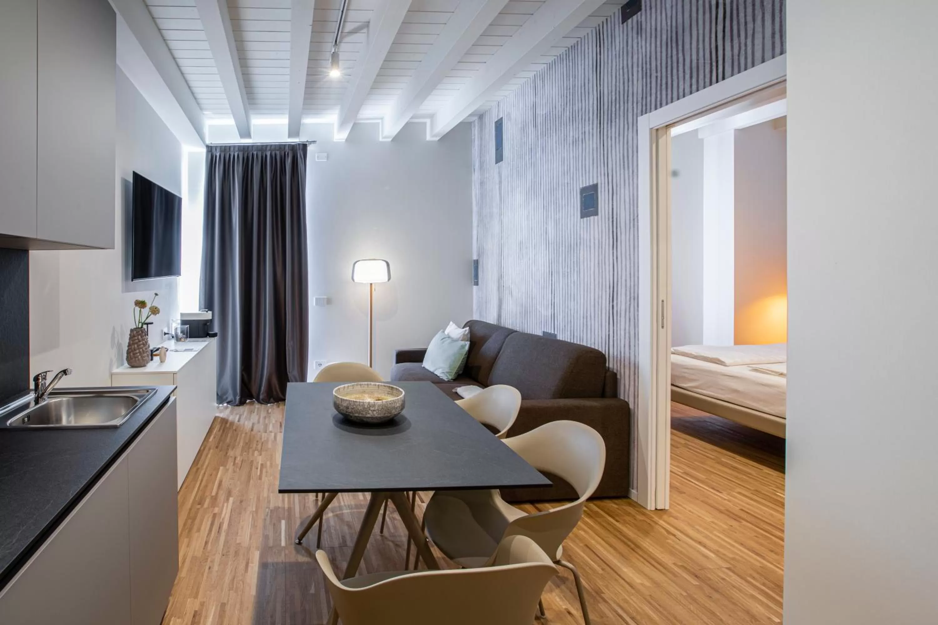 Bed in Ah Villaglori Boutique Apartments