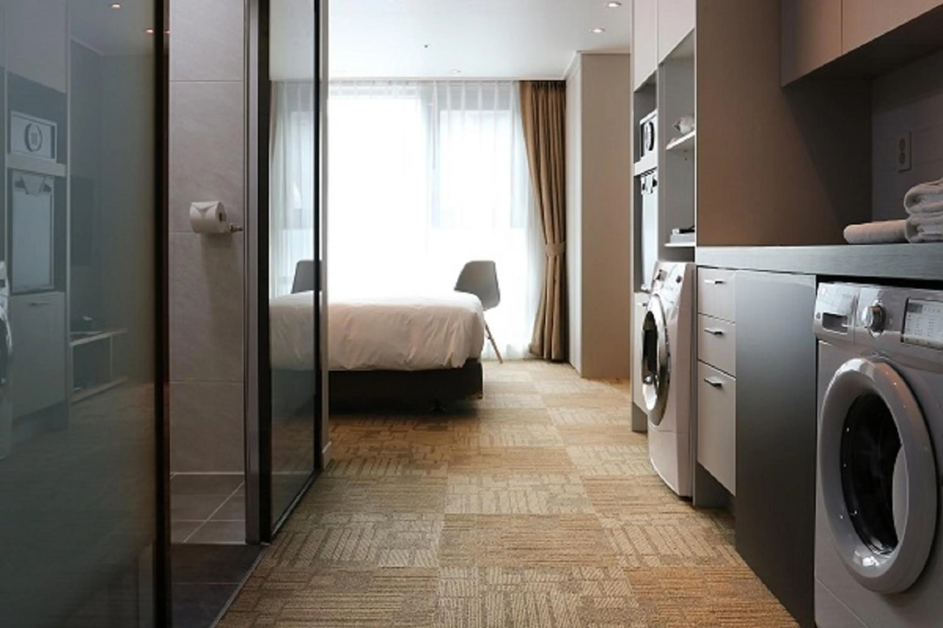 Bed in Royal Square Hotel Seoul