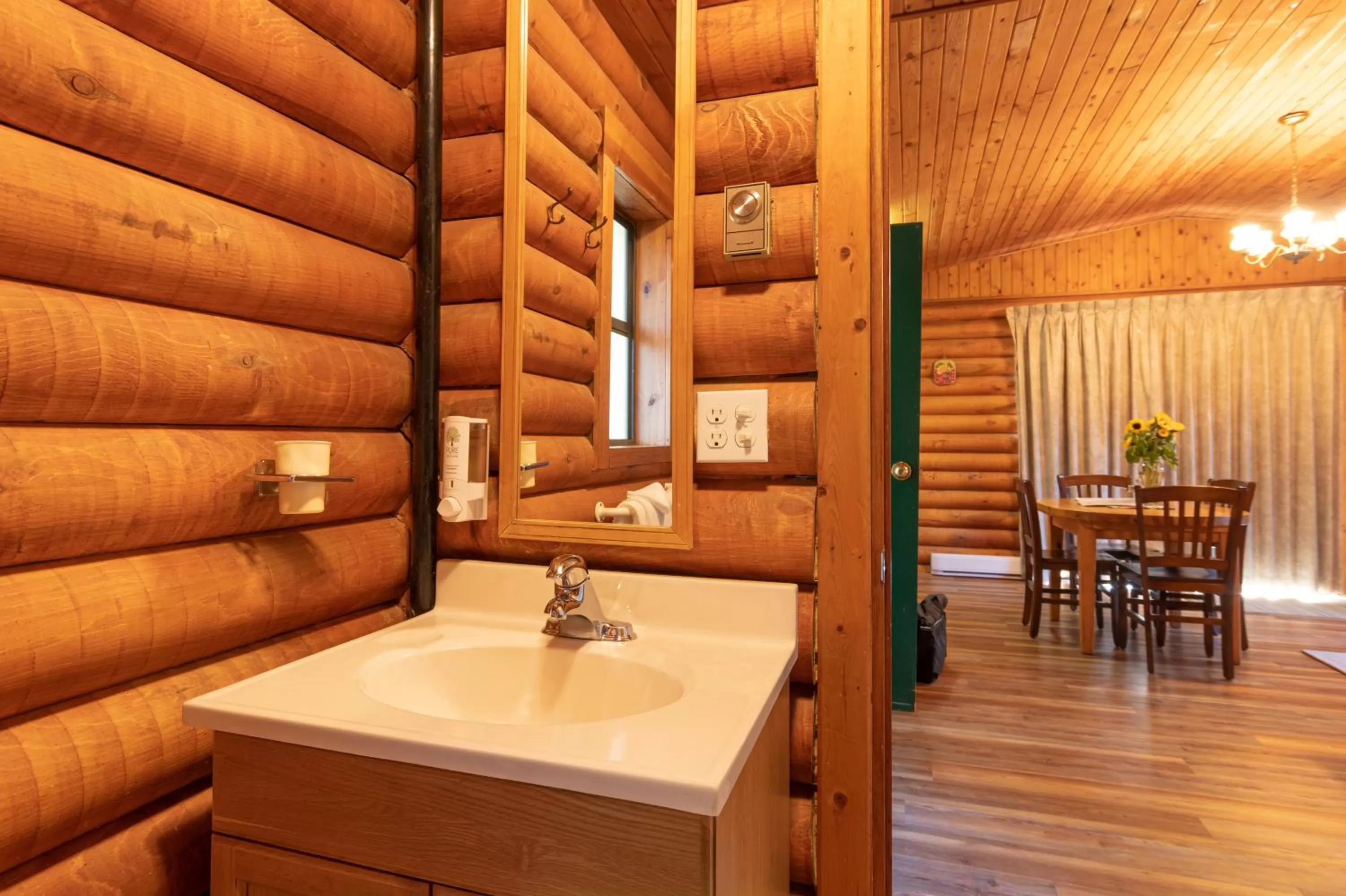 Shower in Cusheon Lake Resort