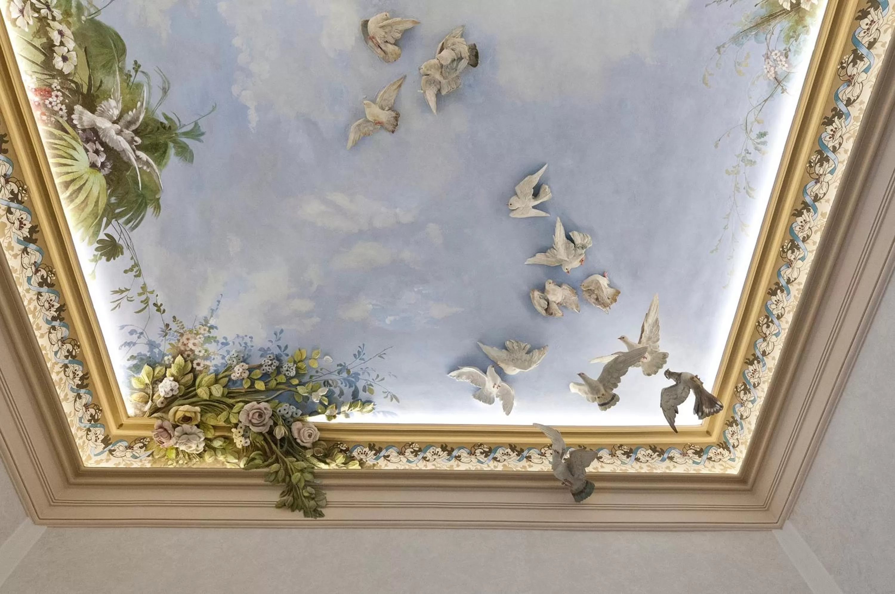 Decorative detail in Palazzo Favacchio - Patanè