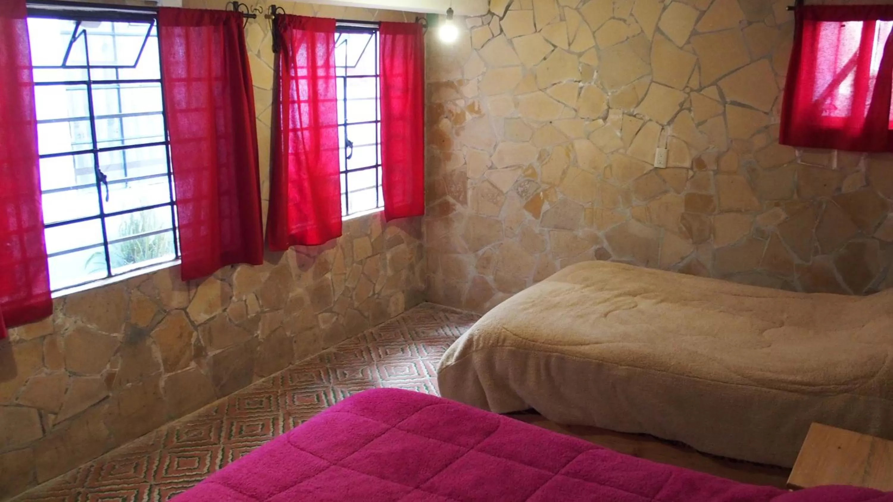 Bed in kukulkan hostal