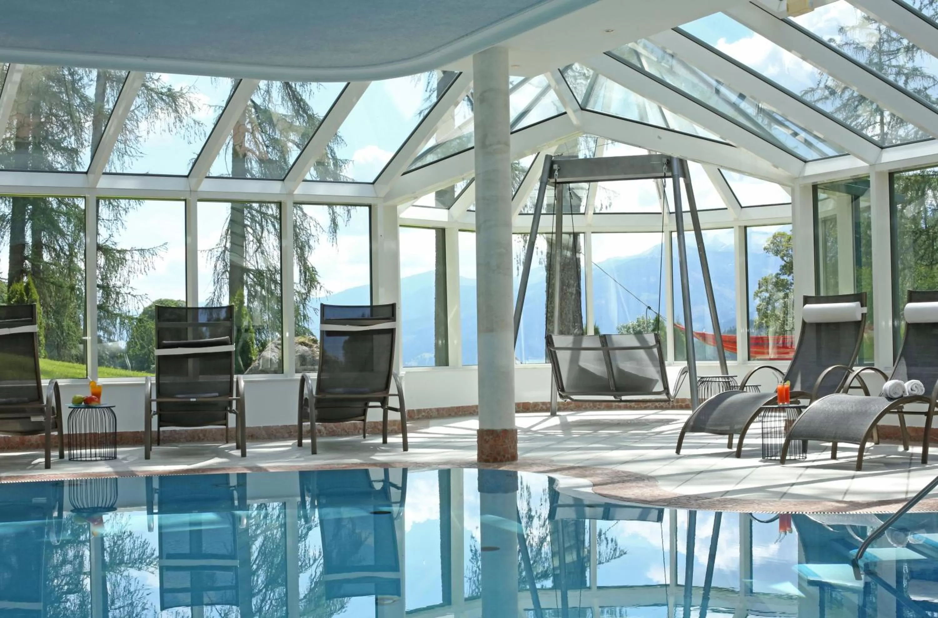 Spa and wellness centre/facilities in Naturhotel Lärchenhof