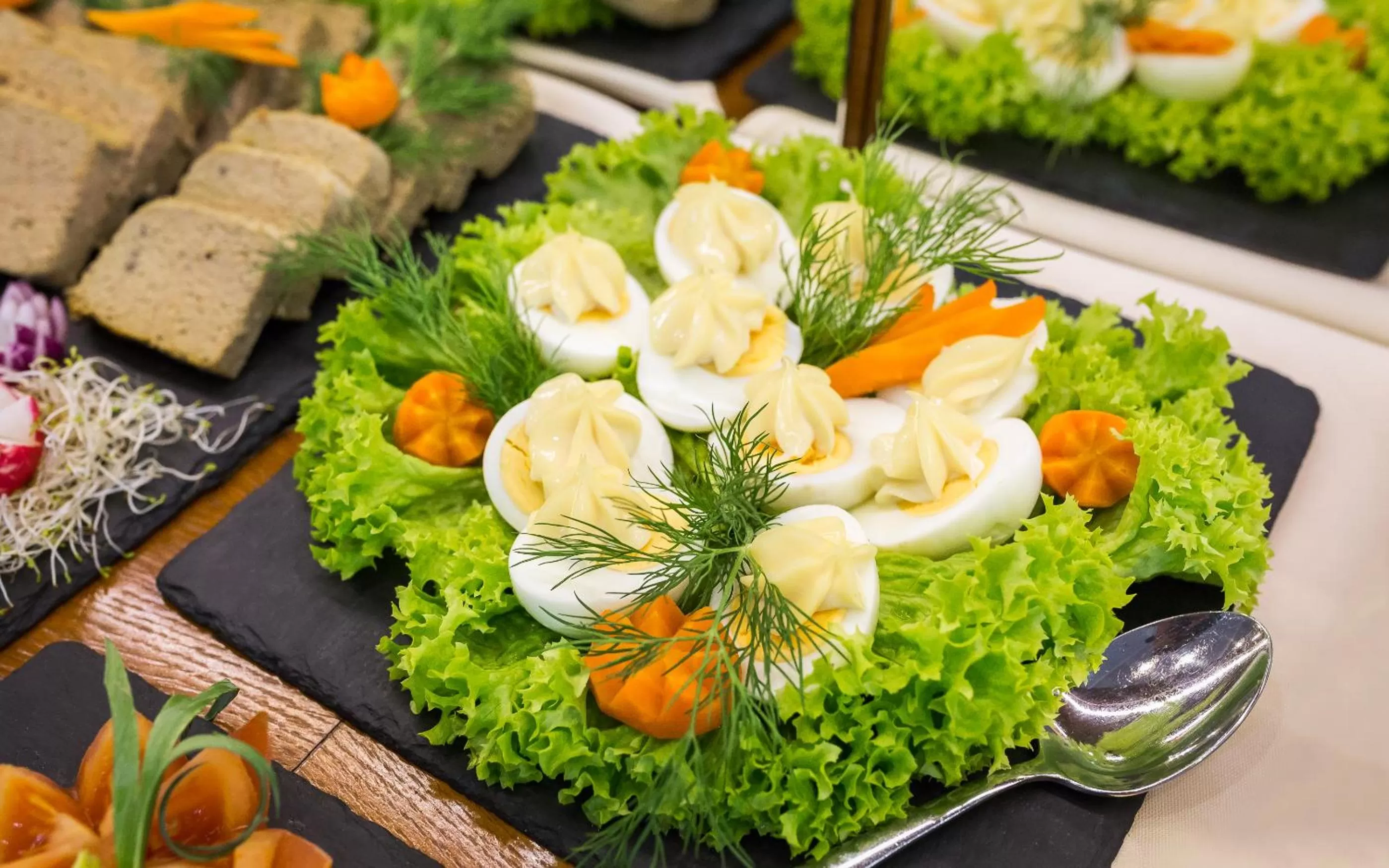 Buffet breakfast in Bukowy Park Hotel Medical SPA