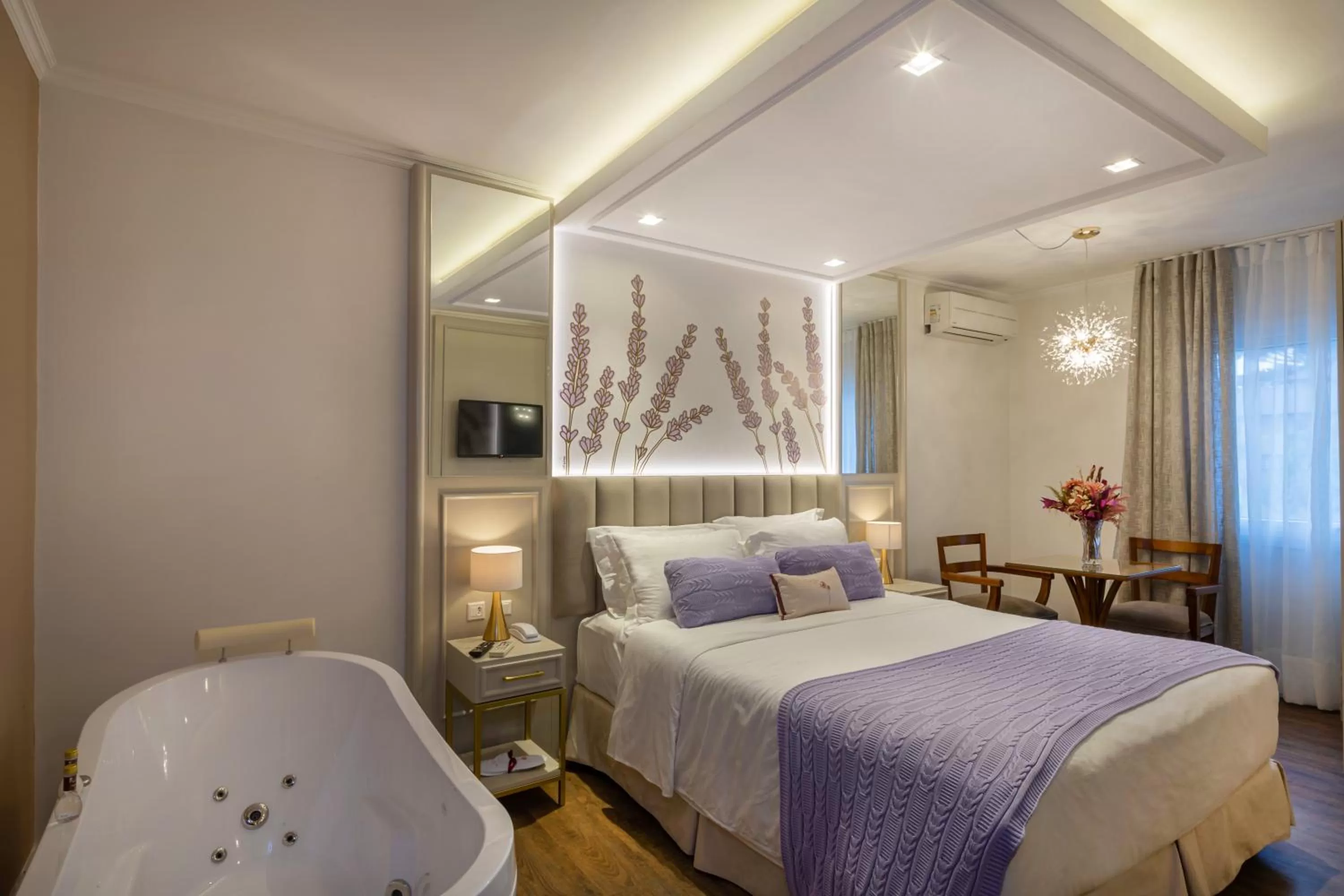 Bed in Blumen Hotel Boutique