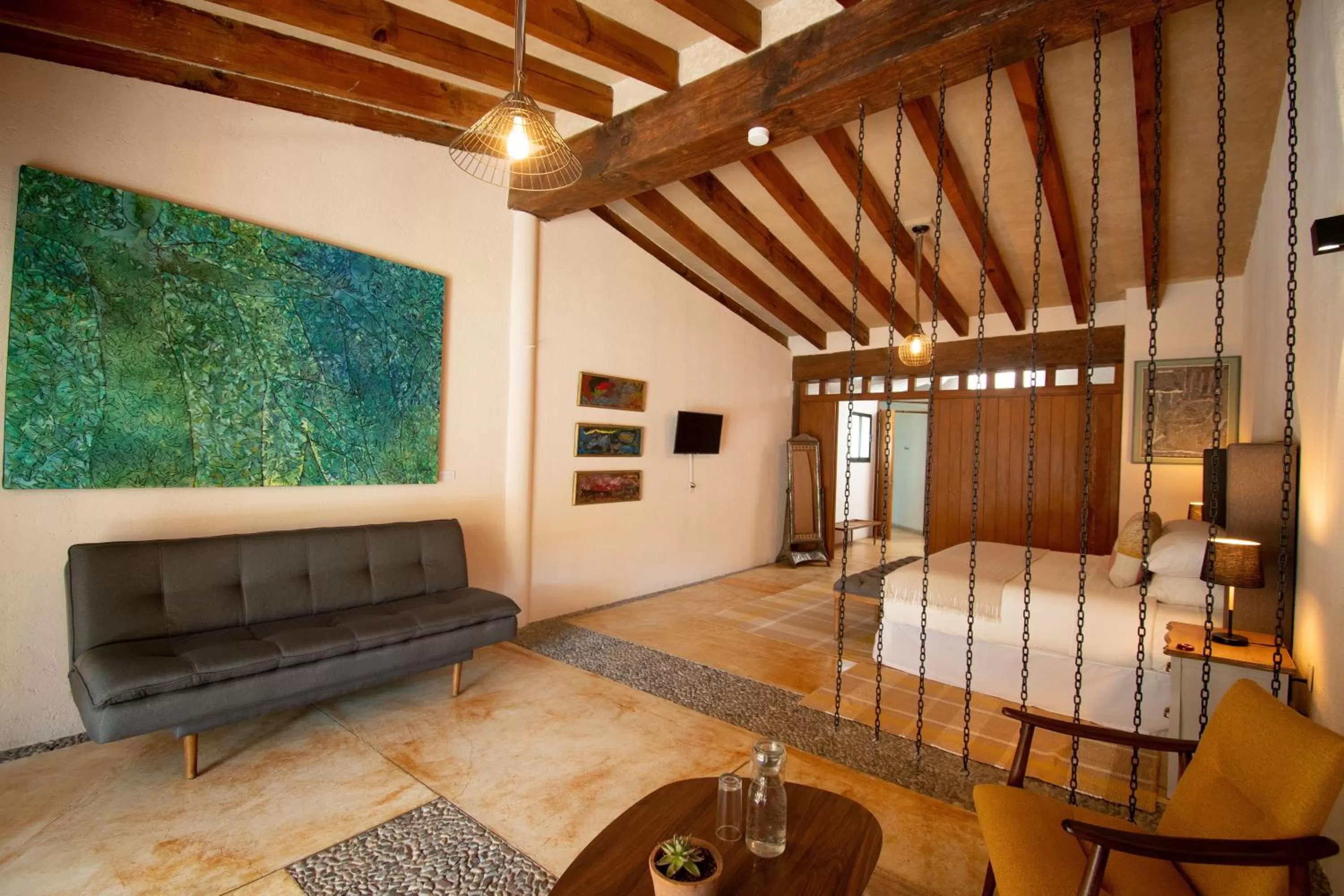 Seating area in Quinta Ascensión Hotel Boutique Only Adults