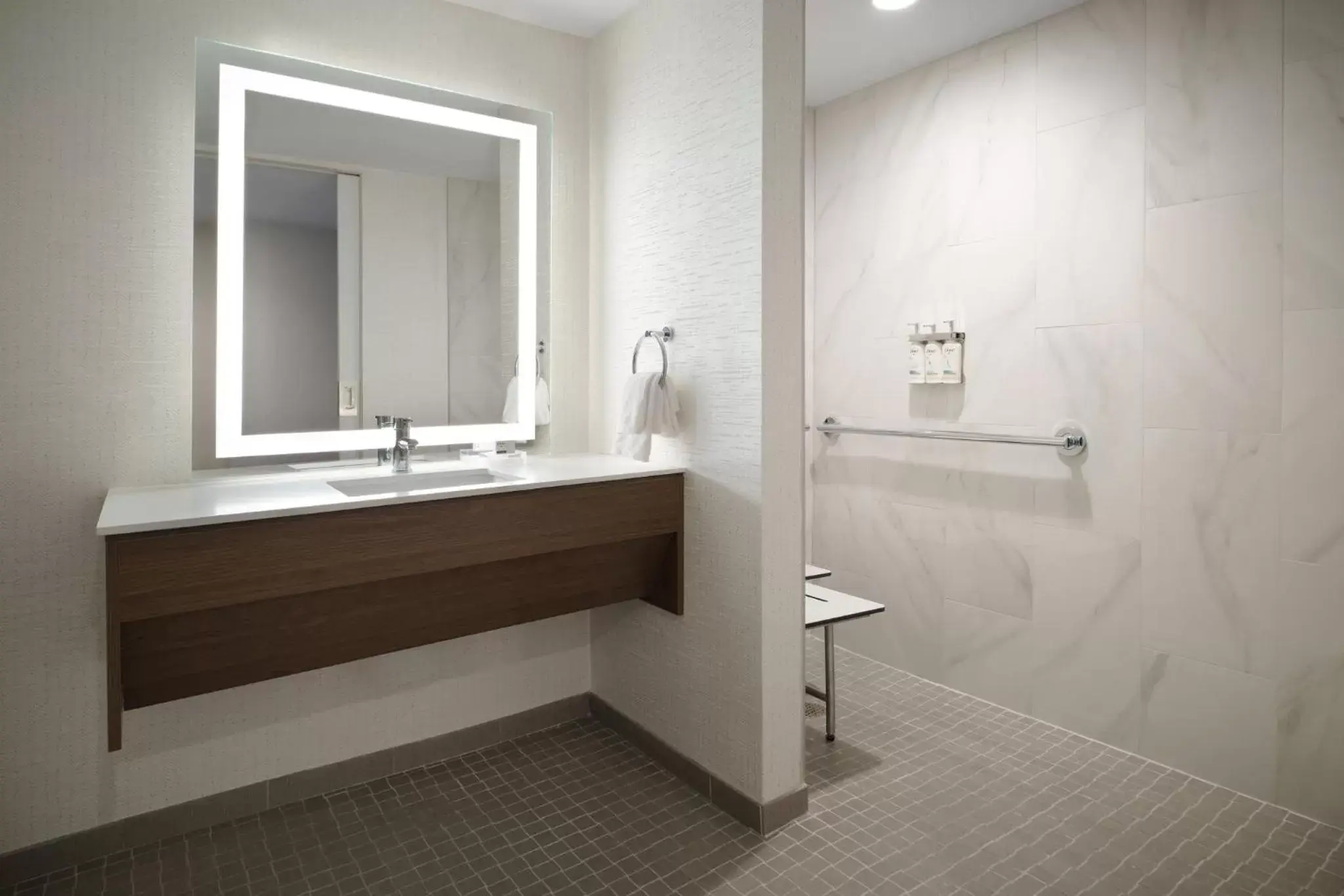 Standard King Room with Mobility Accessible Roll-In Shower in Holiday Inn Chicago O'Hare - Rosemont by IHG Standard King Room with Mobility Accessible Roll-In Shower in Holiday Inn Chicago O'Hare - Rosemont by IHG
