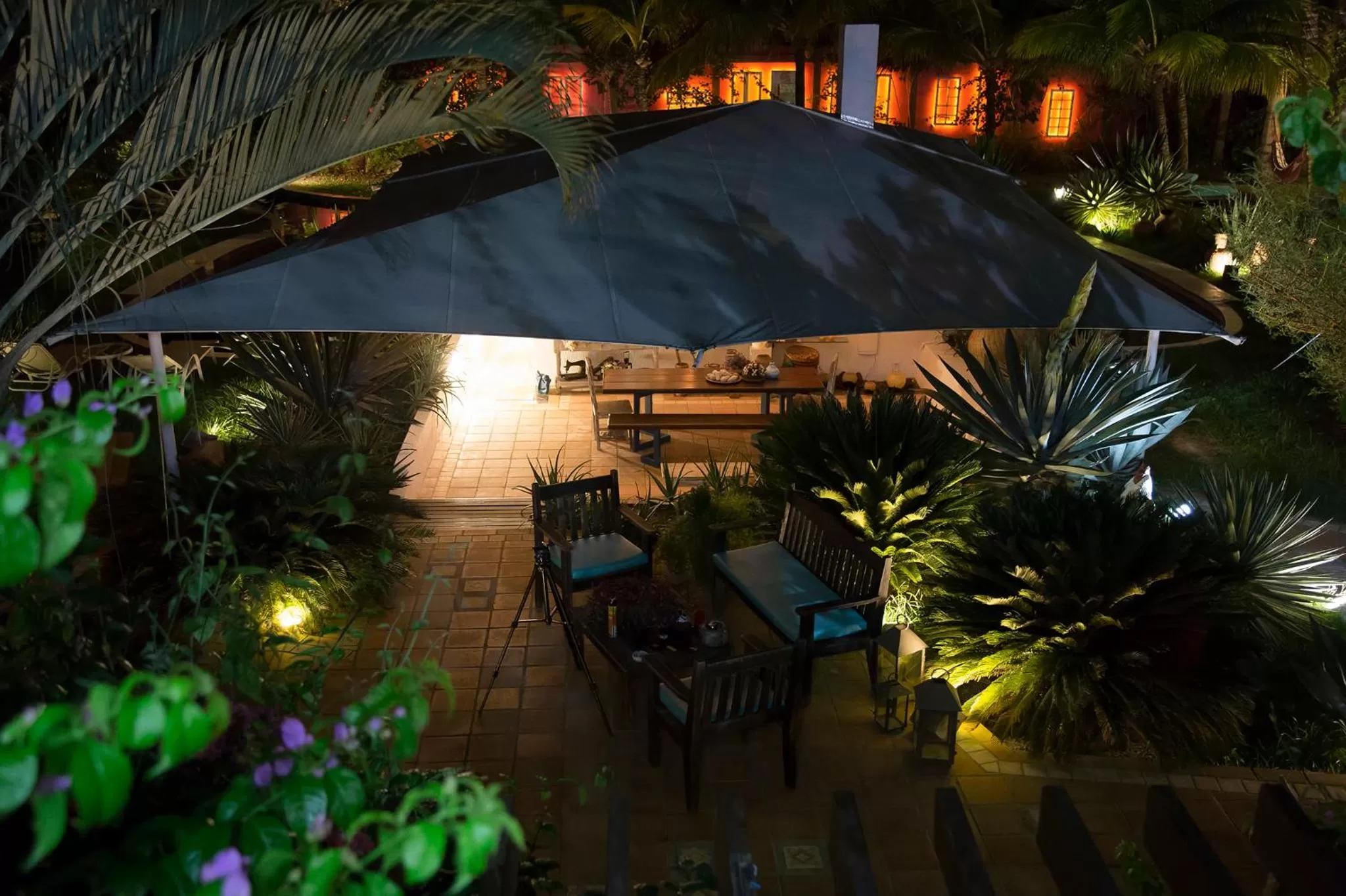 Patio in Hospedaria Entre Amigos