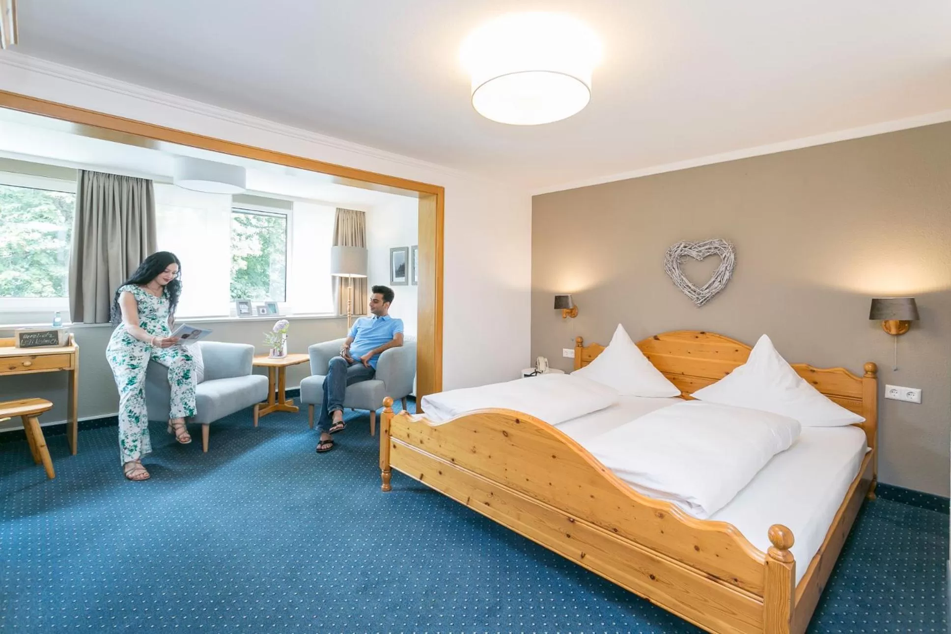 Bedroom, Bed in IMbery Hotel & Restaurant Hinterzarten