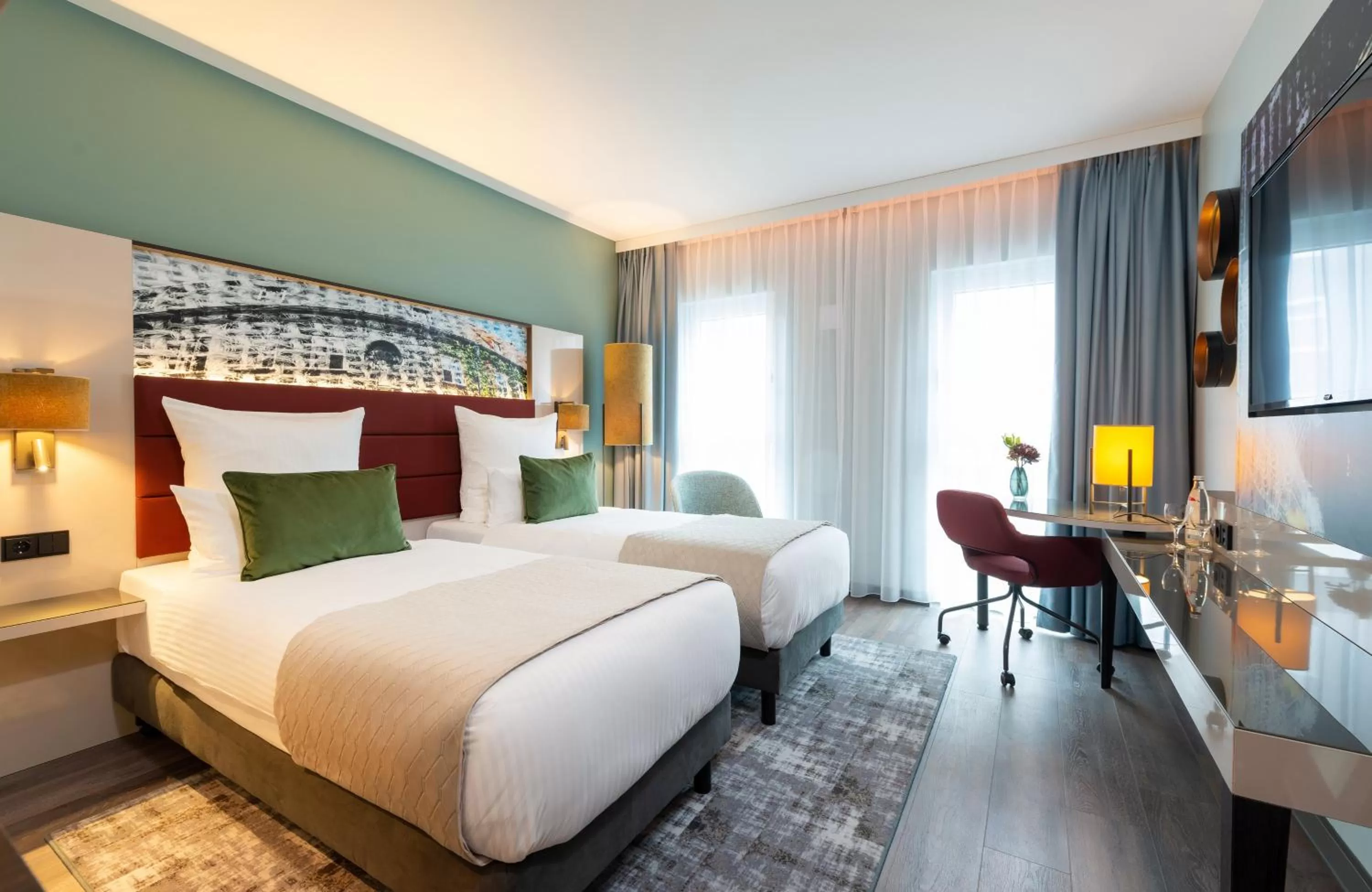 Photo of the whole room, Bed in Leonardo Hotel Augsburg